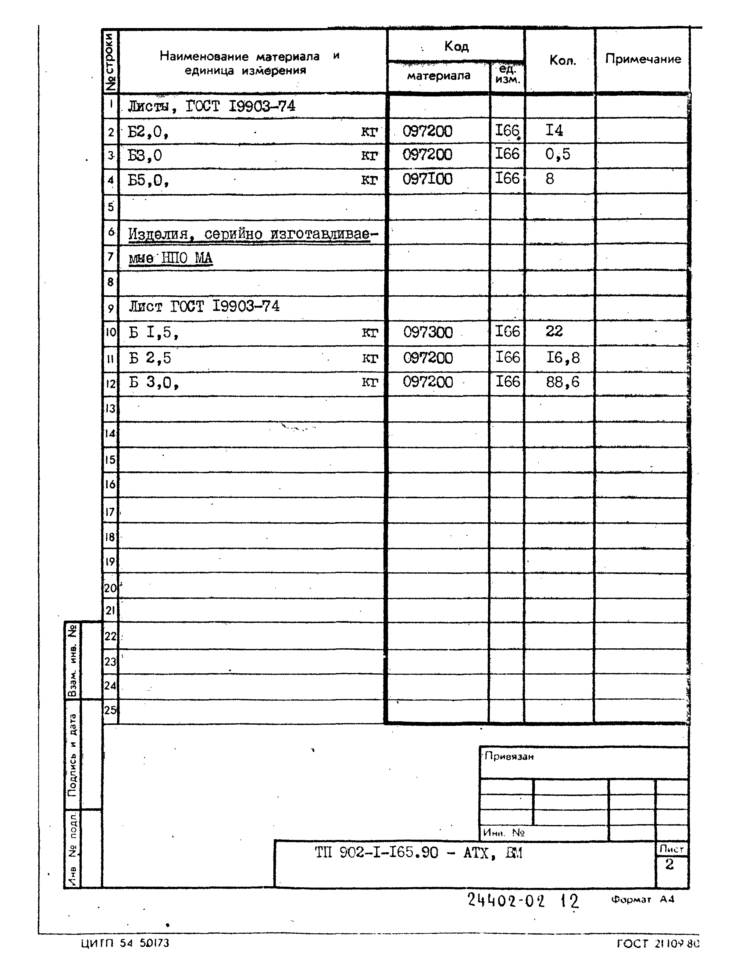 Типовой проект 902-1-165.90