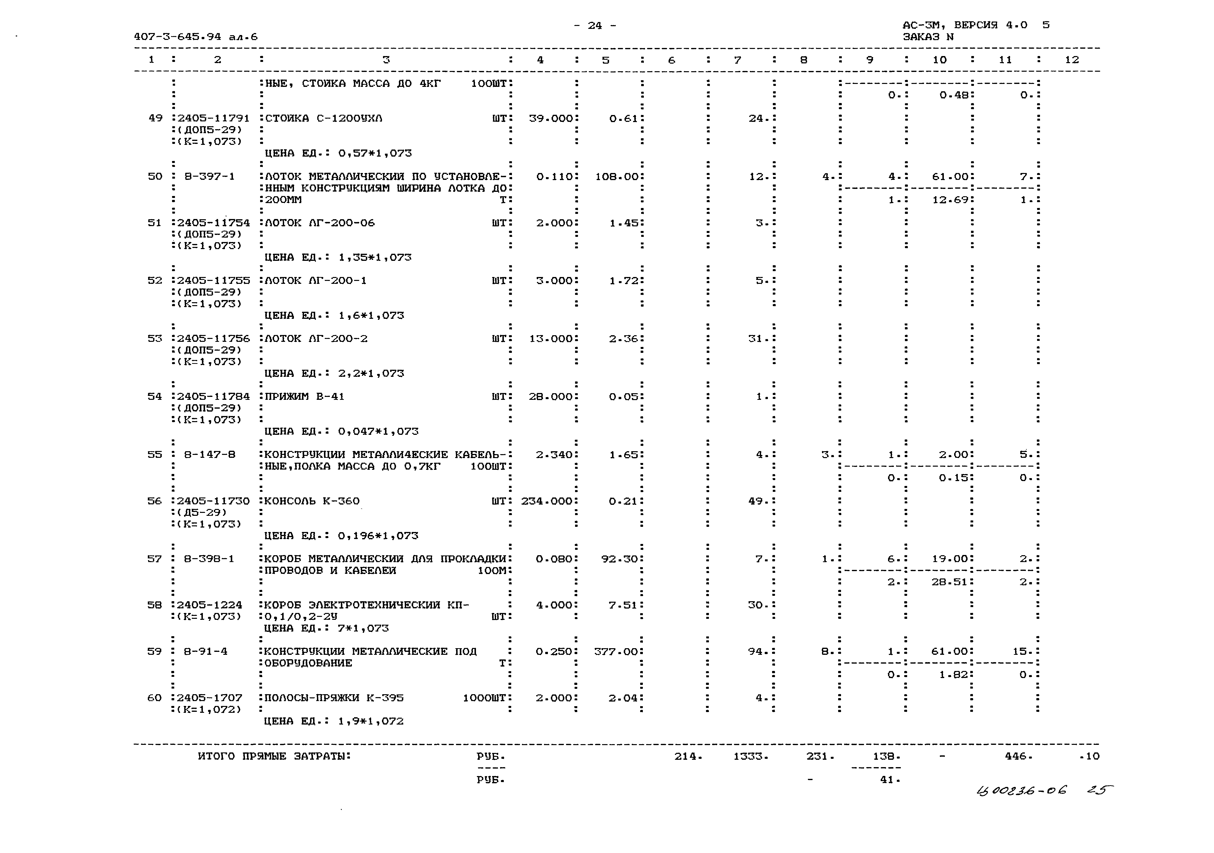 Типовой проект 407-3-645.94