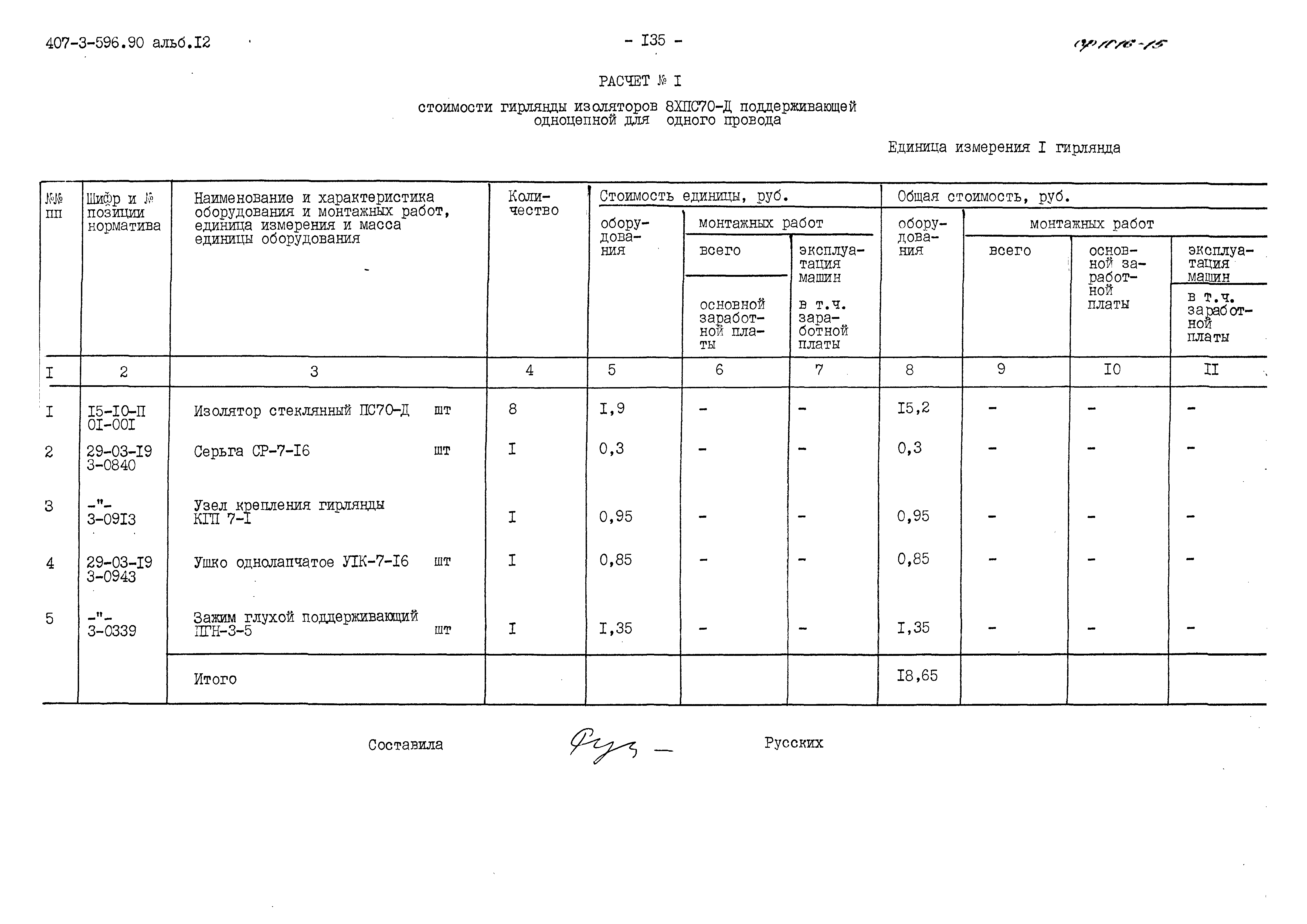 Типовой проект 407-3-596.90