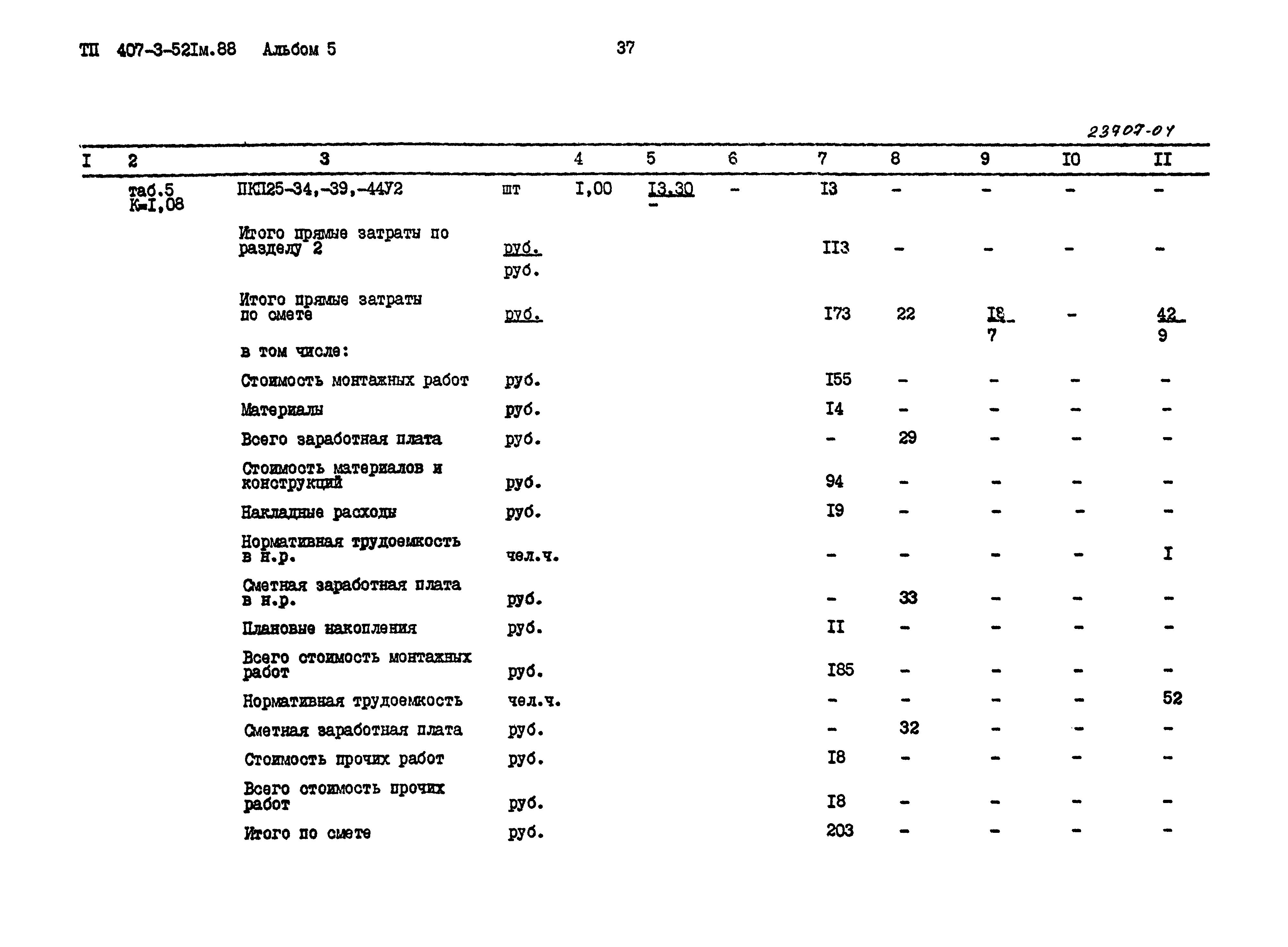 Типовой проект 407-3-521м.88