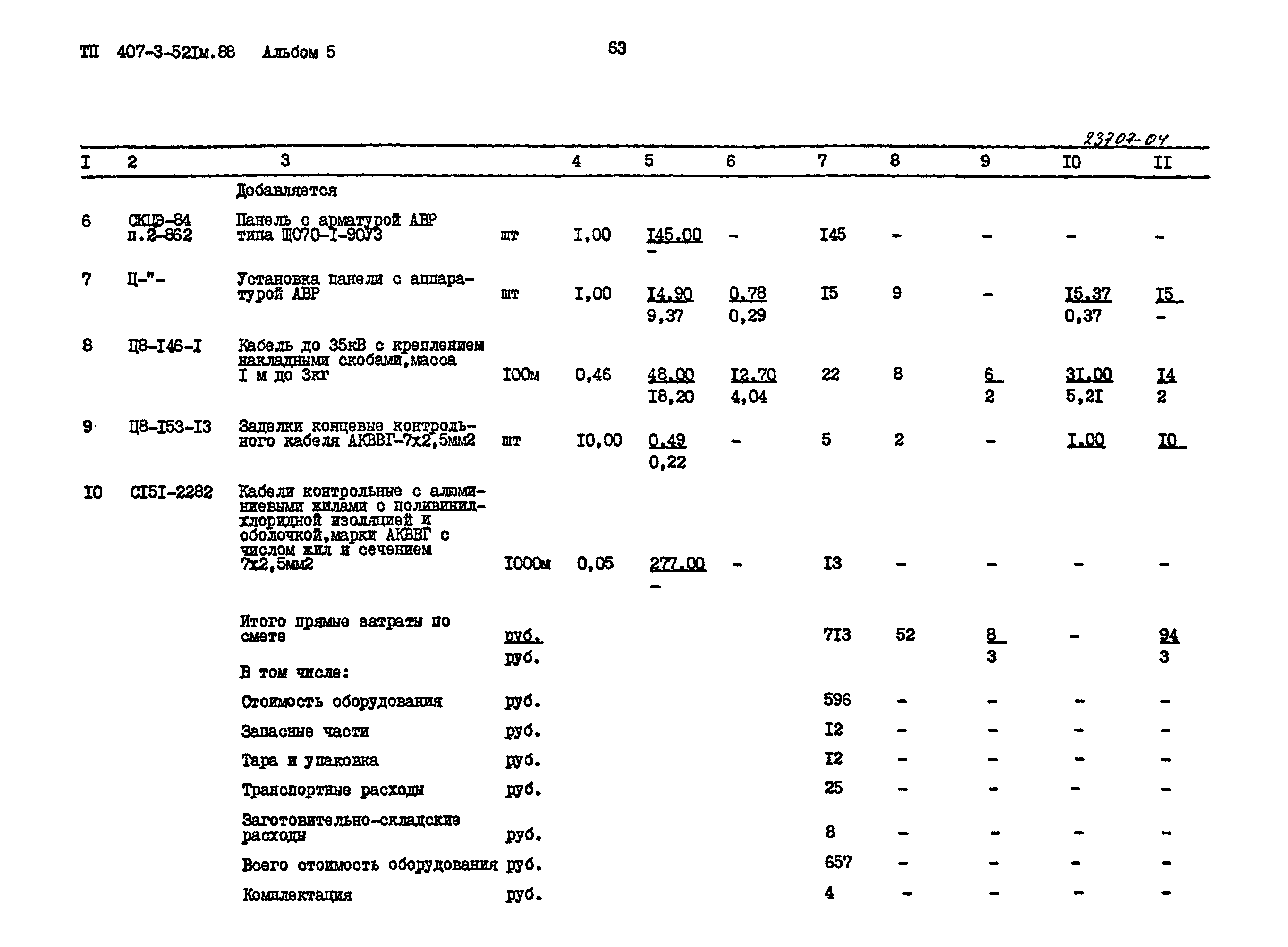 Типовой проект 407-3-521м.88