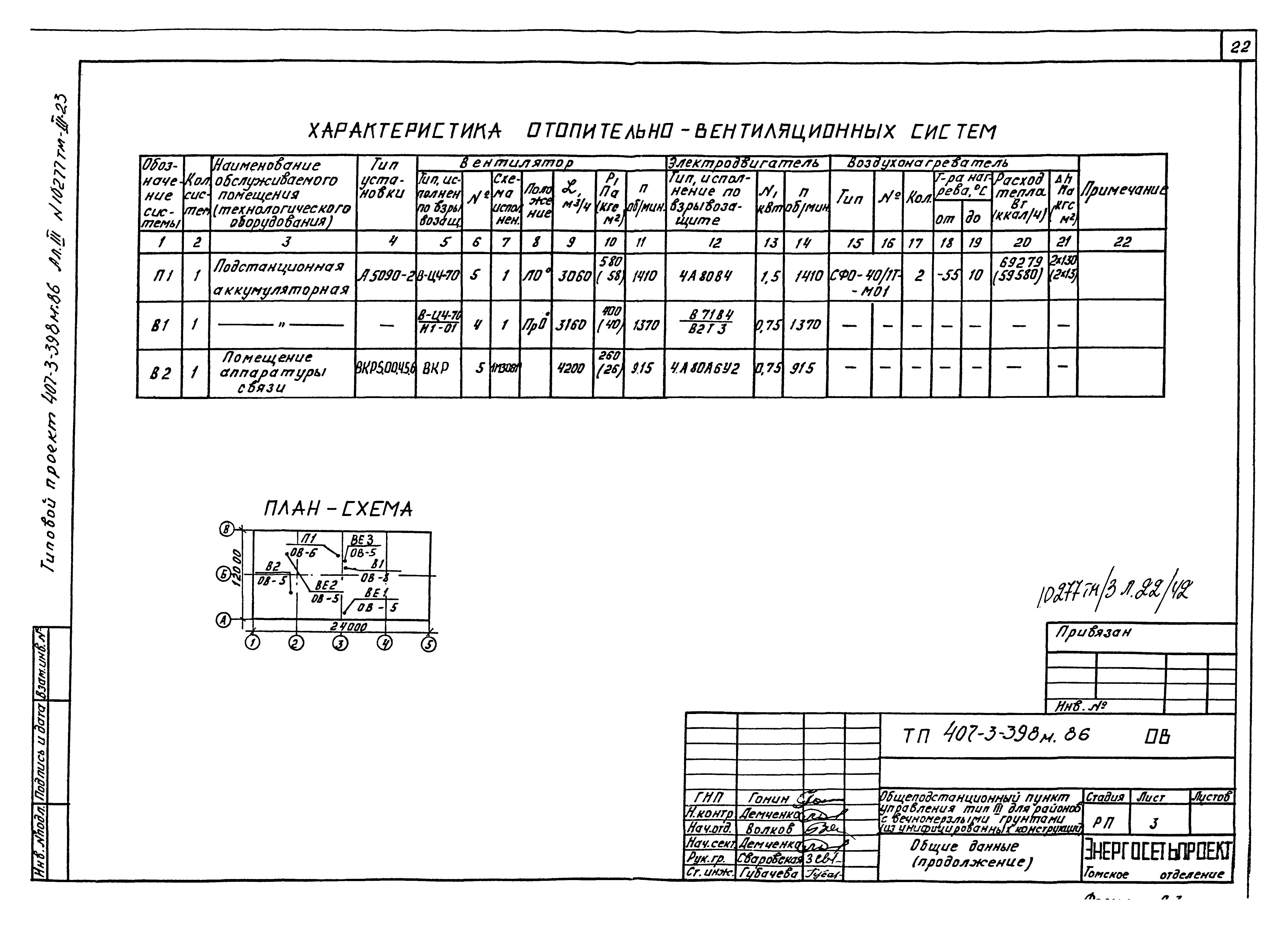 Типовой проект 407-3-398м.86