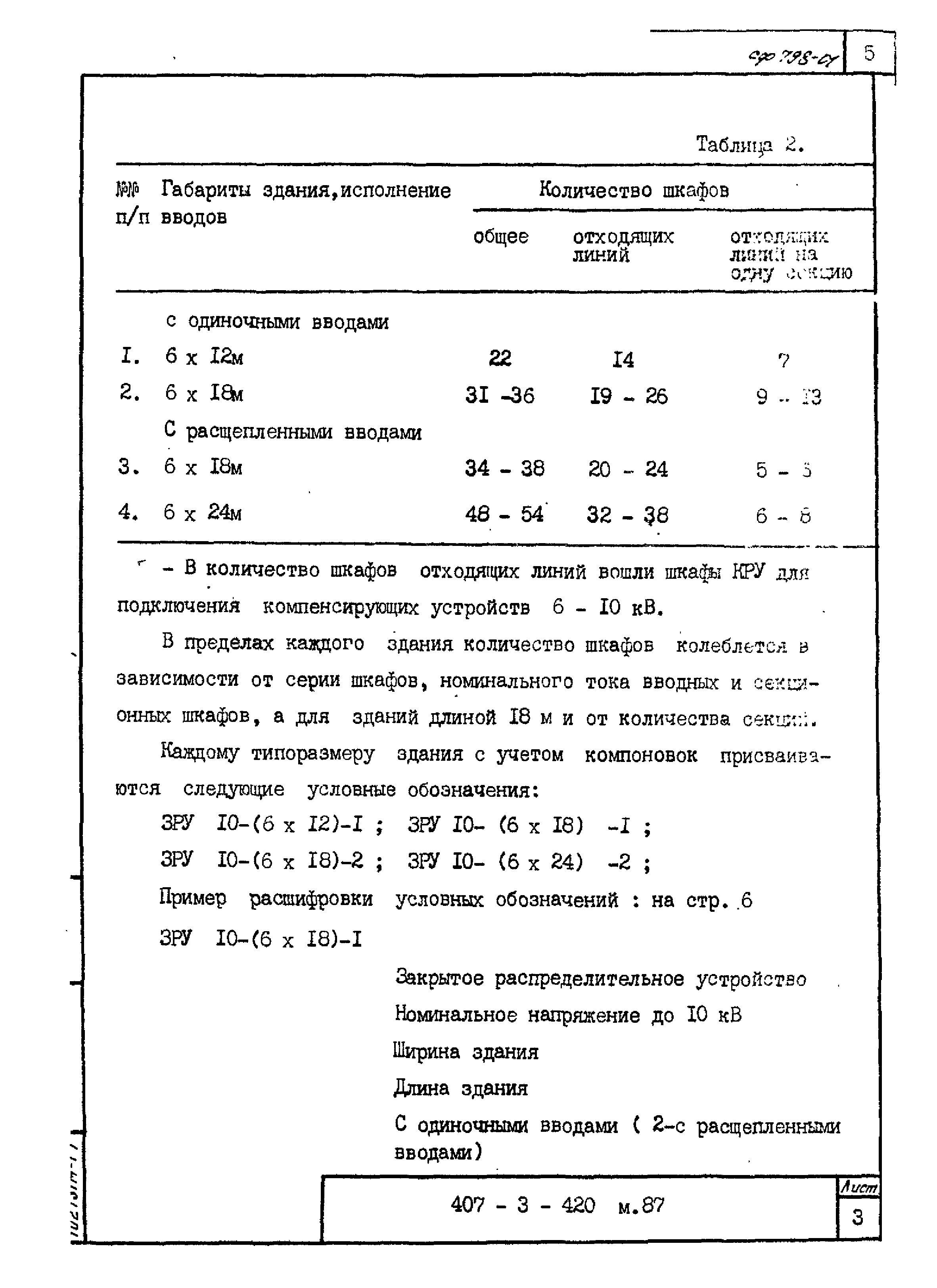 Типовой проект 407-3-421м.87