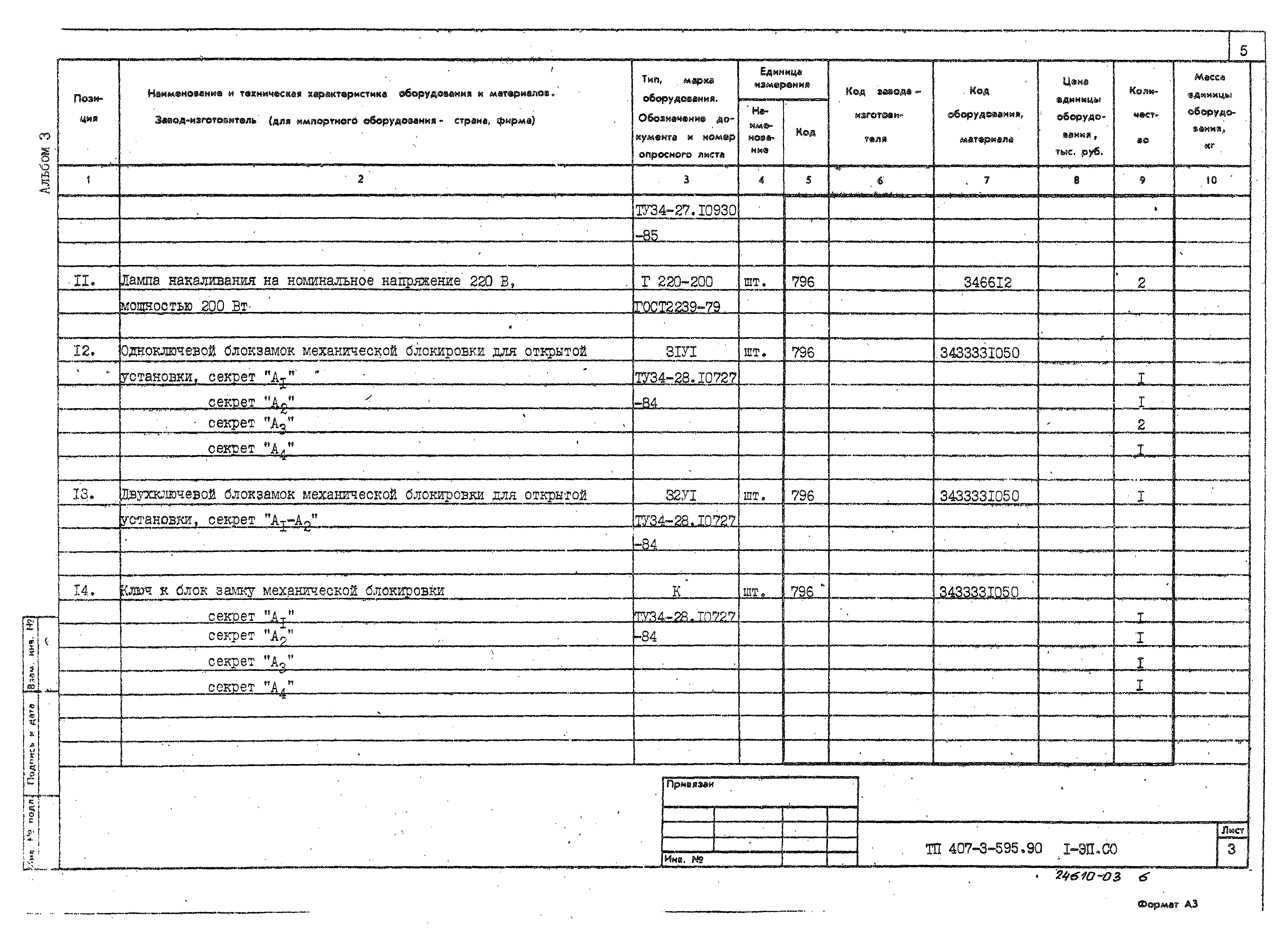 Типовой проект 407-3-595.90