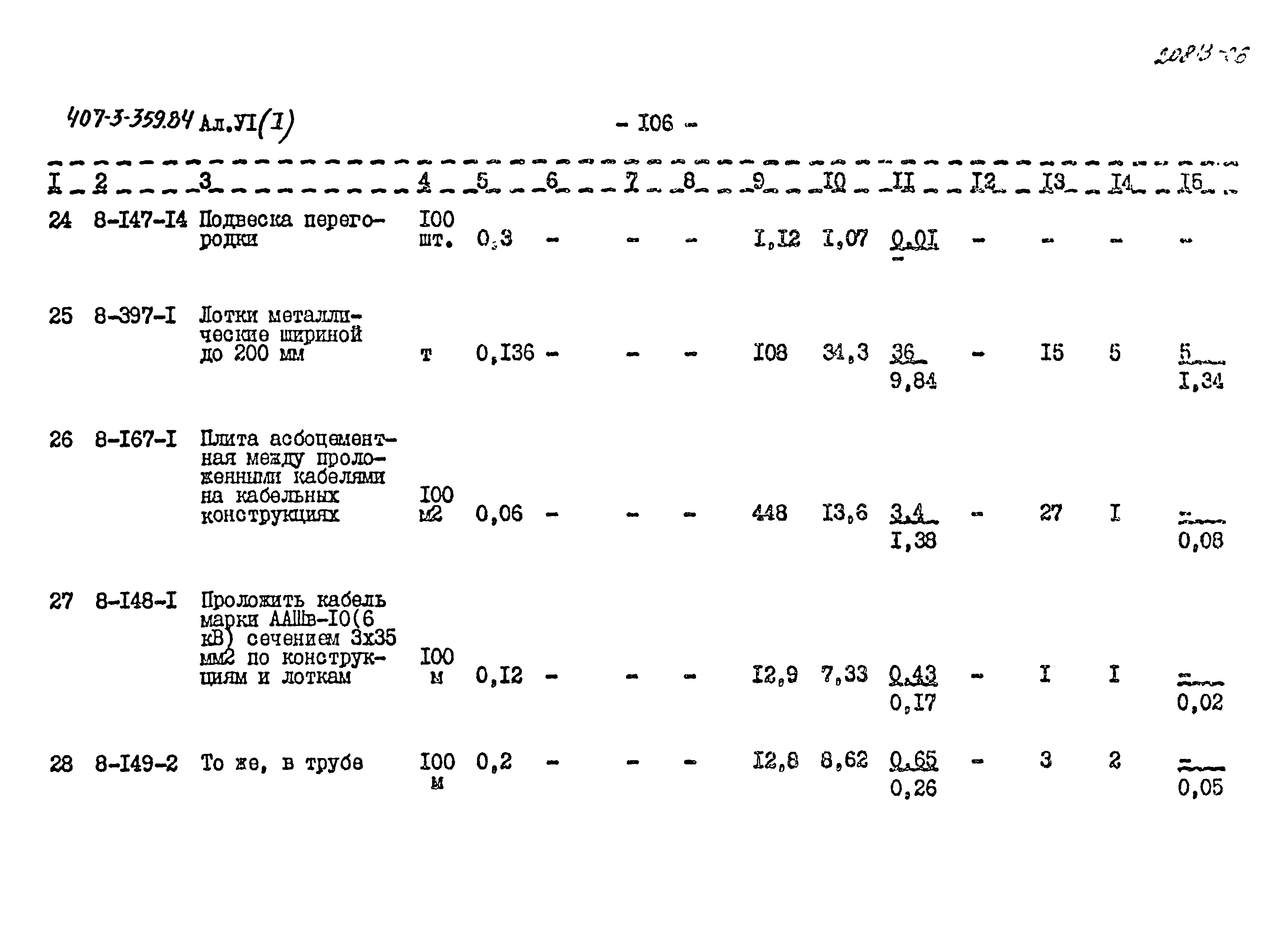 Типовой проект 407-3-359.84