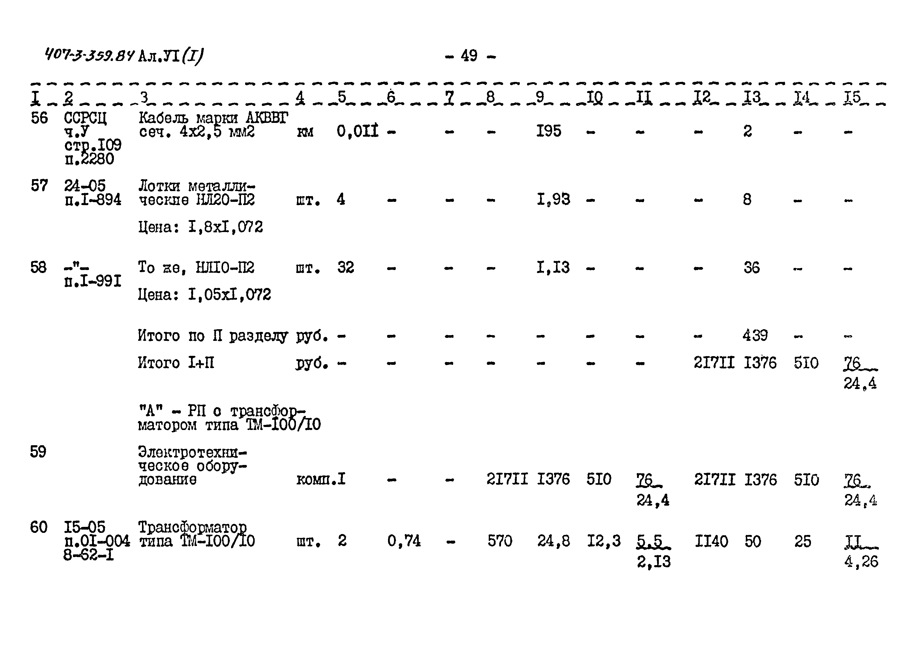 Типовой проект 407-3-359.84