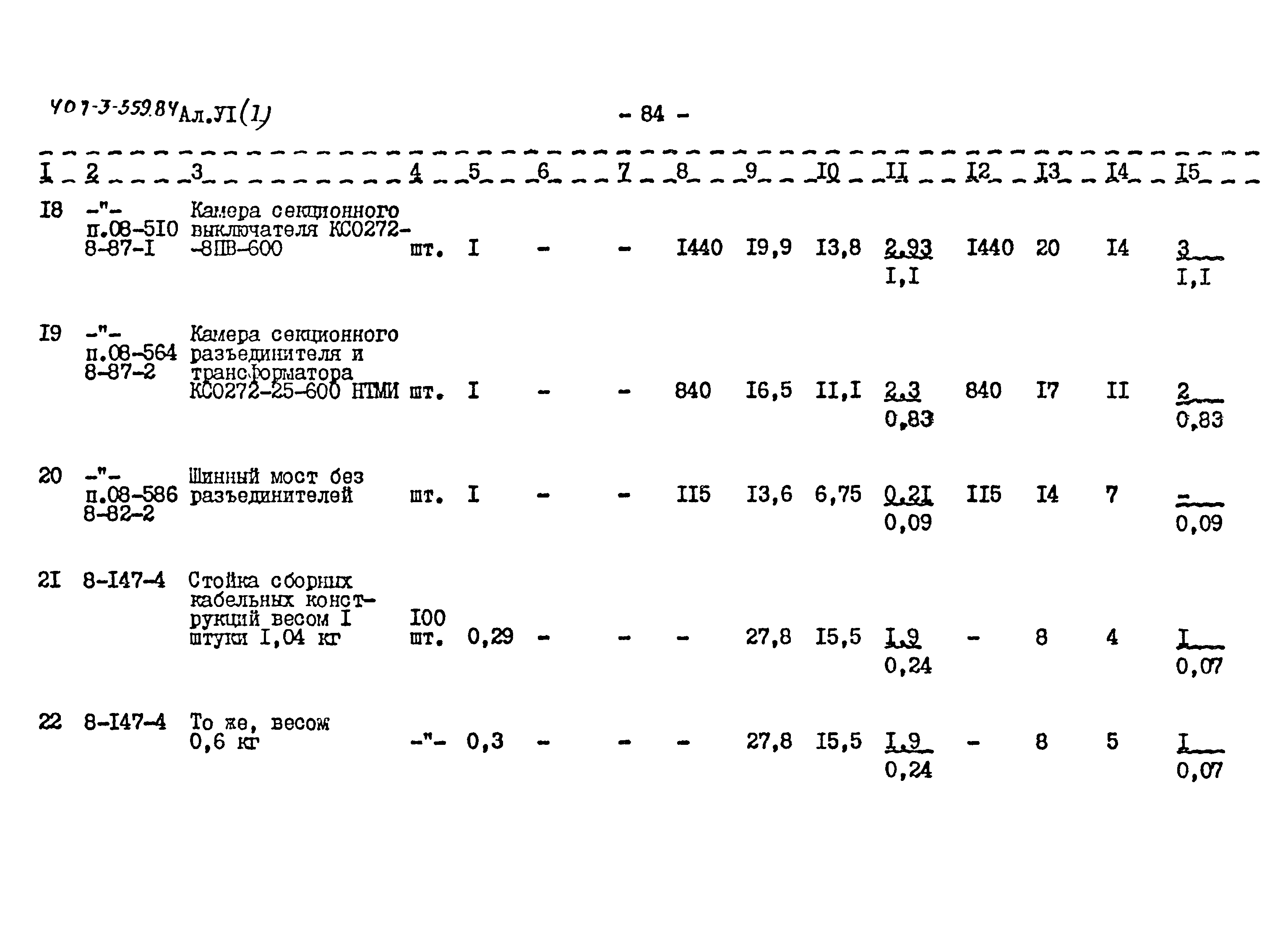 Типовой проект 407-3-359.84