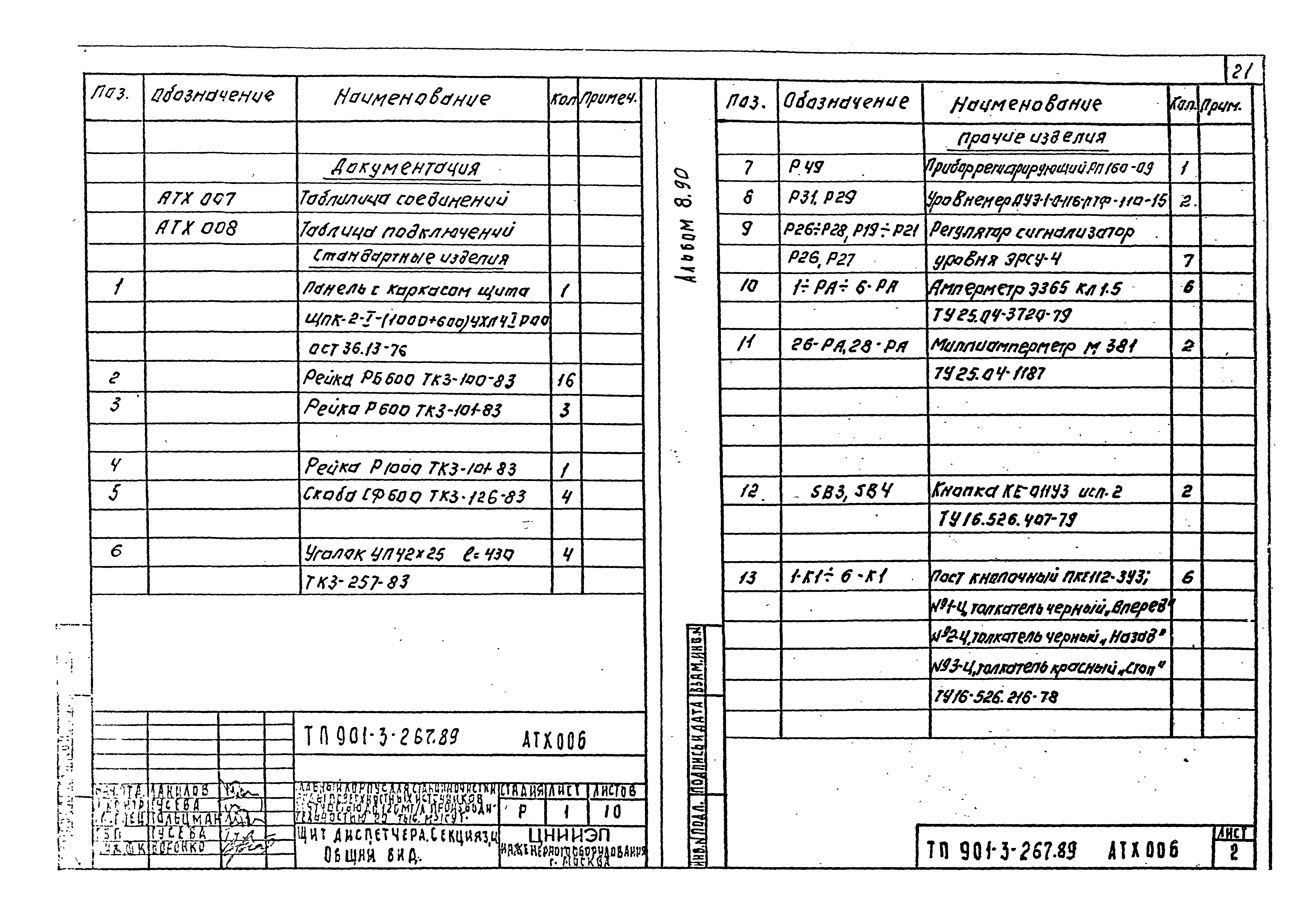 Типовой проект 901-3-267.89