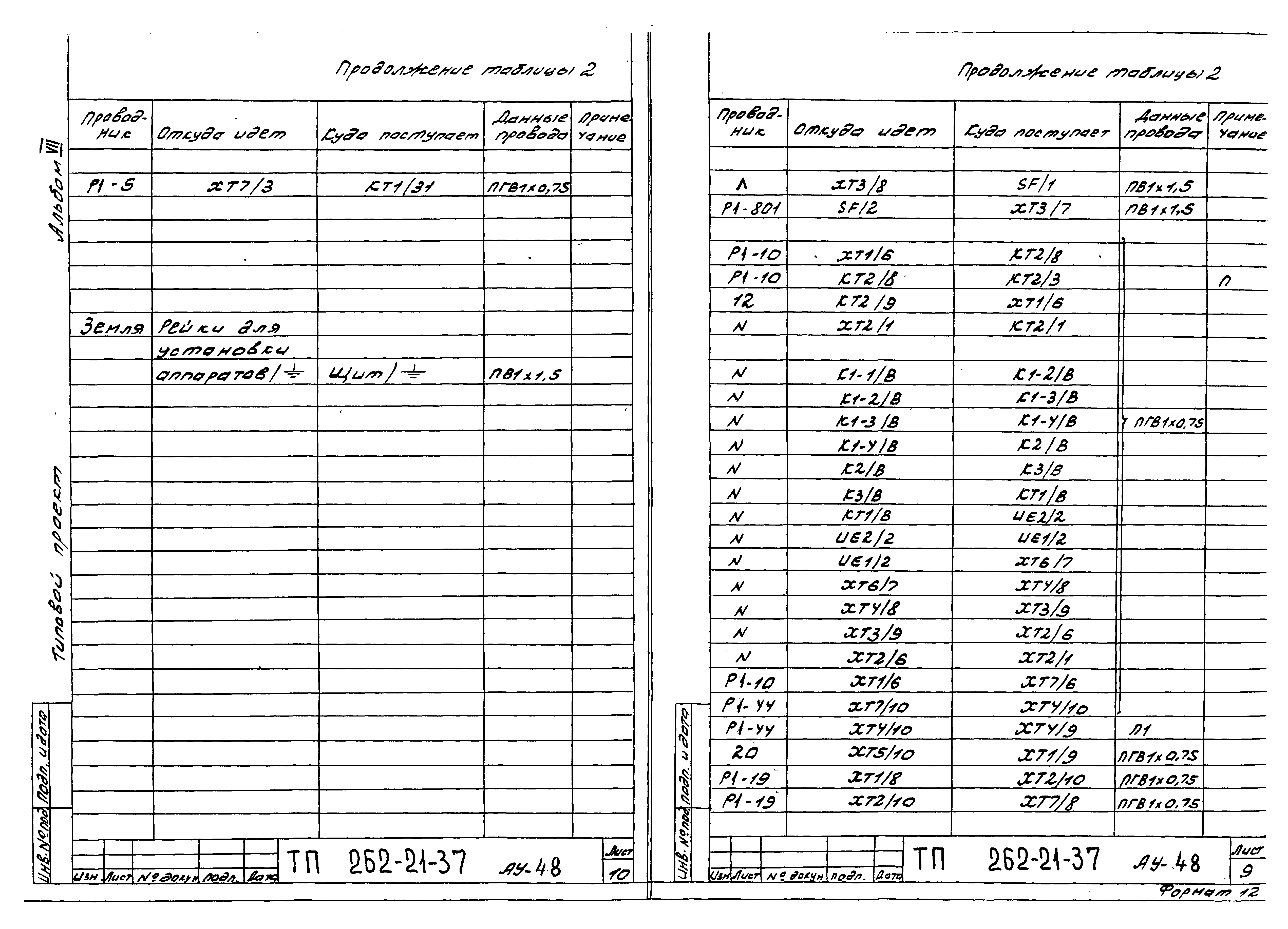 Типовой проект 262-21-37