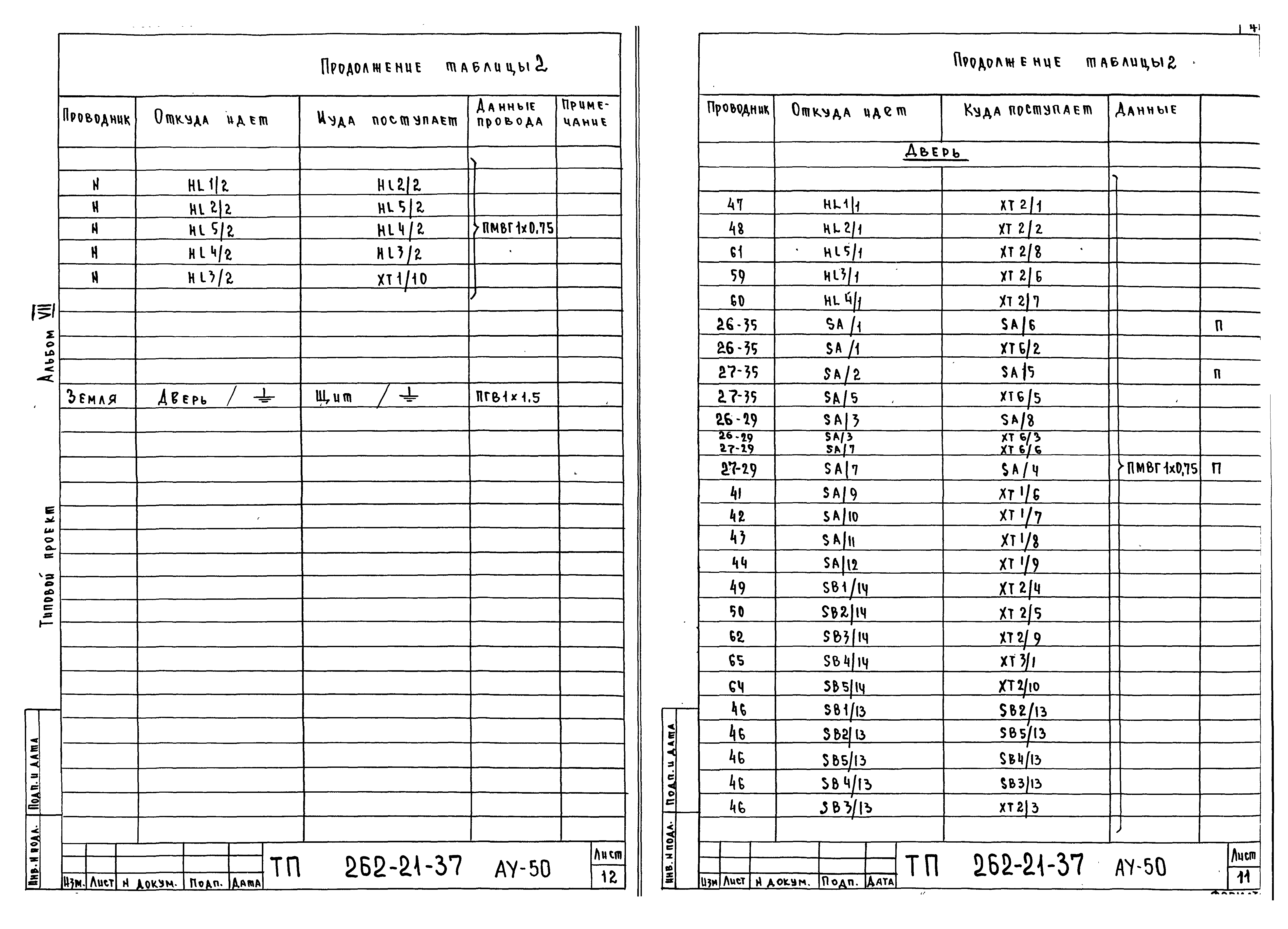 Типовой проект 262-21-37