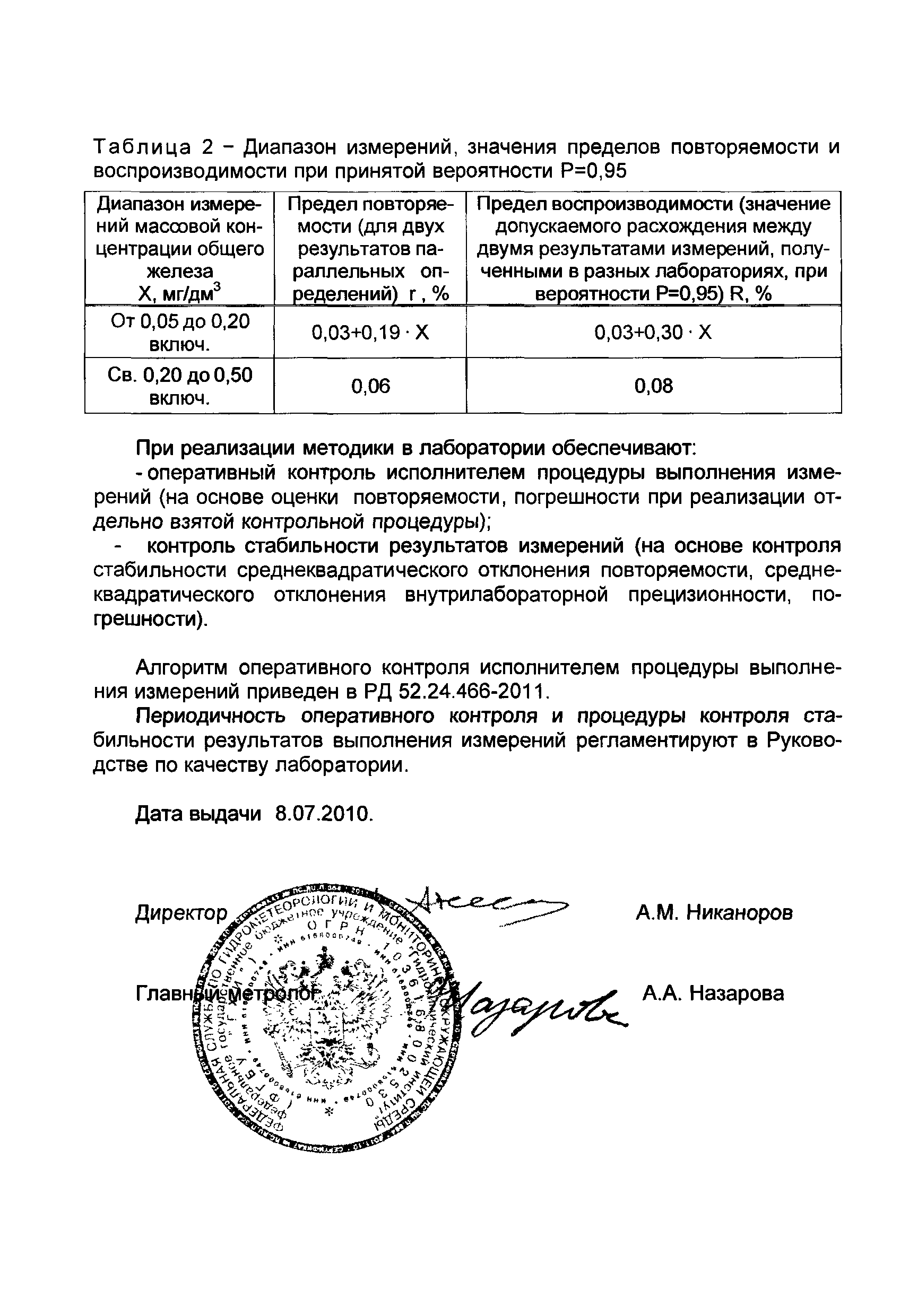 РД 52.24.466-2011