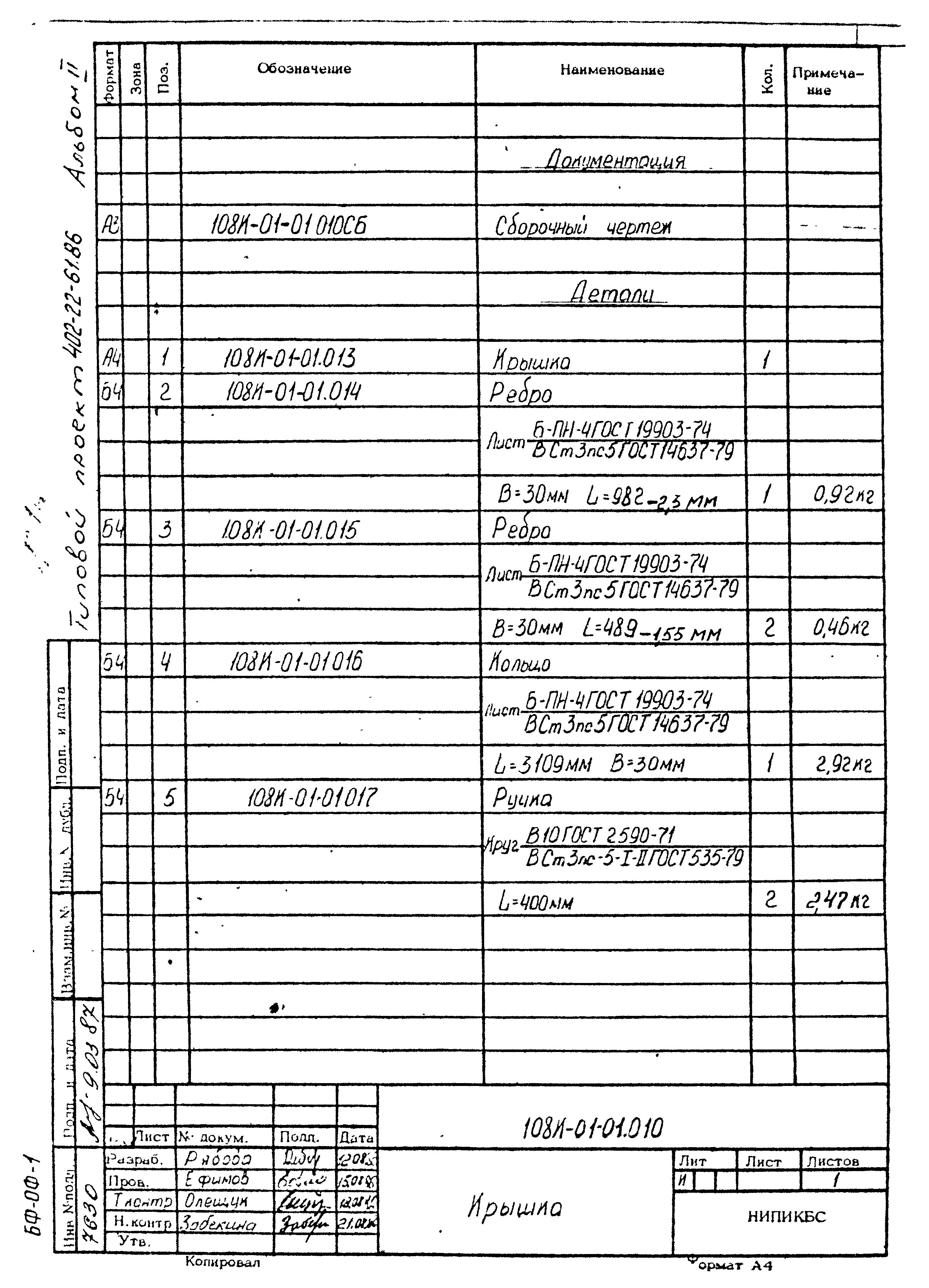 Типовой проект 402-22-72.12.88