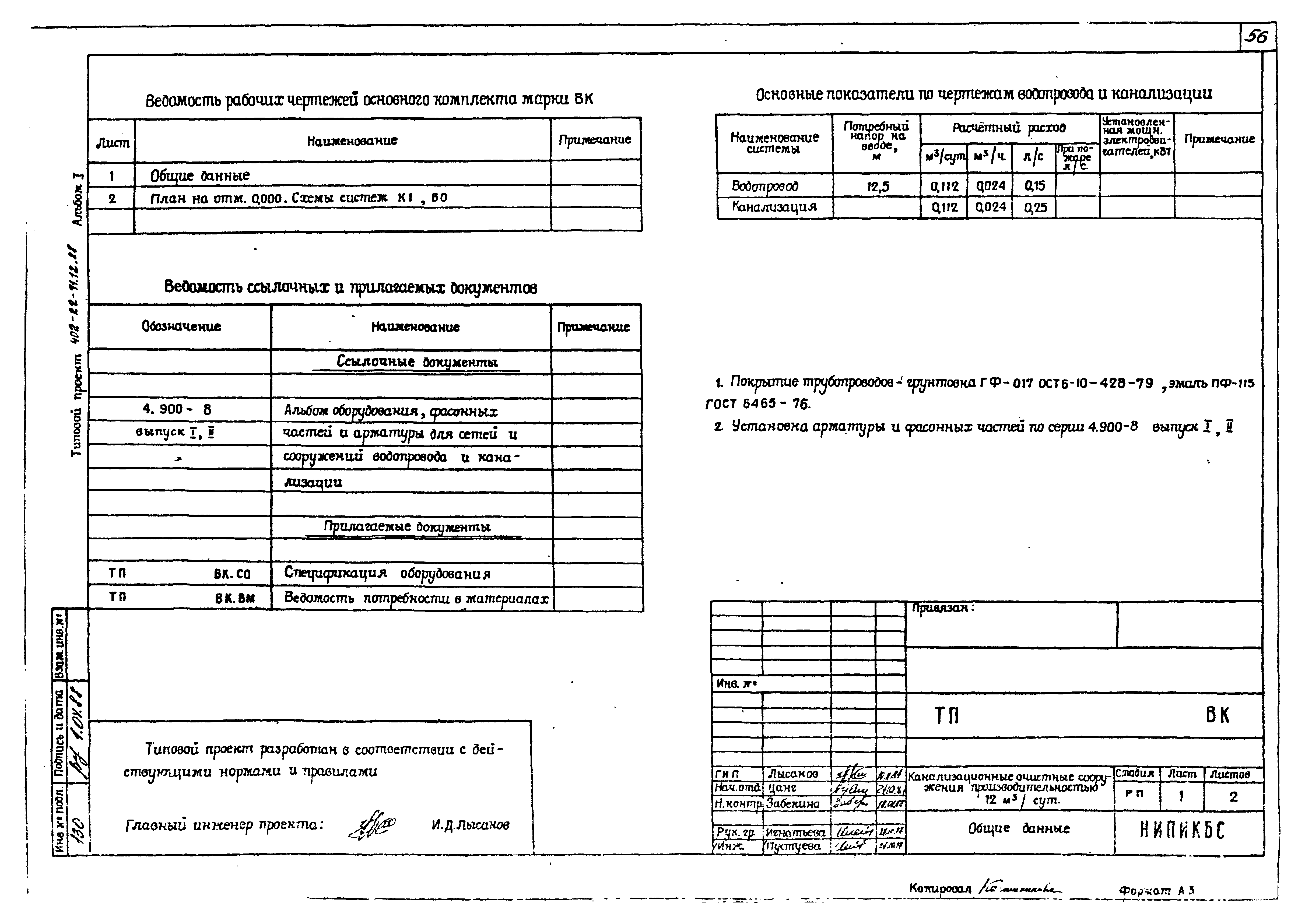 Типовой проект 402-22-71.12.88