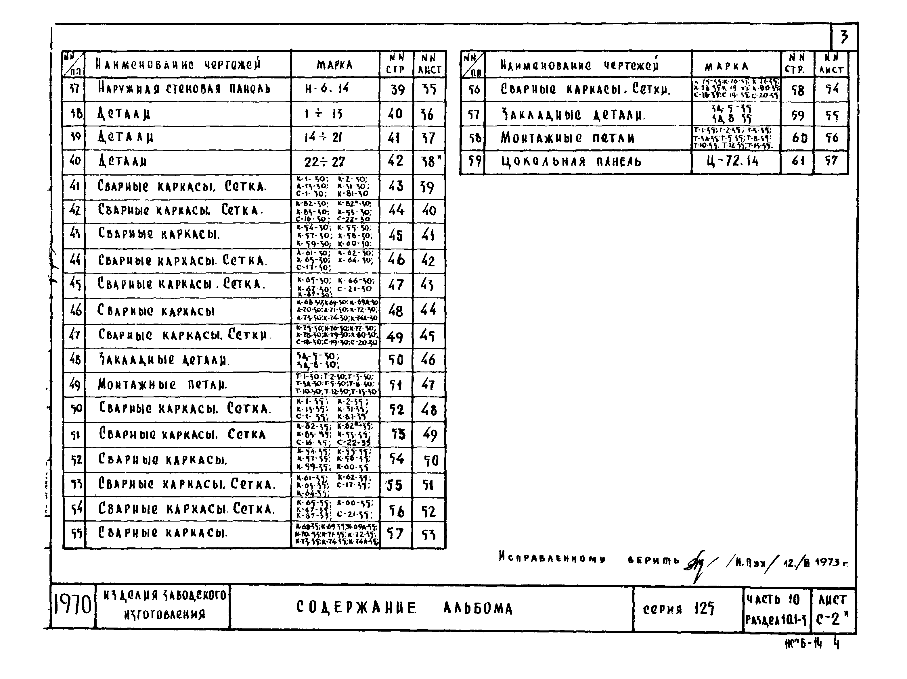 Типовой проект Серия 125