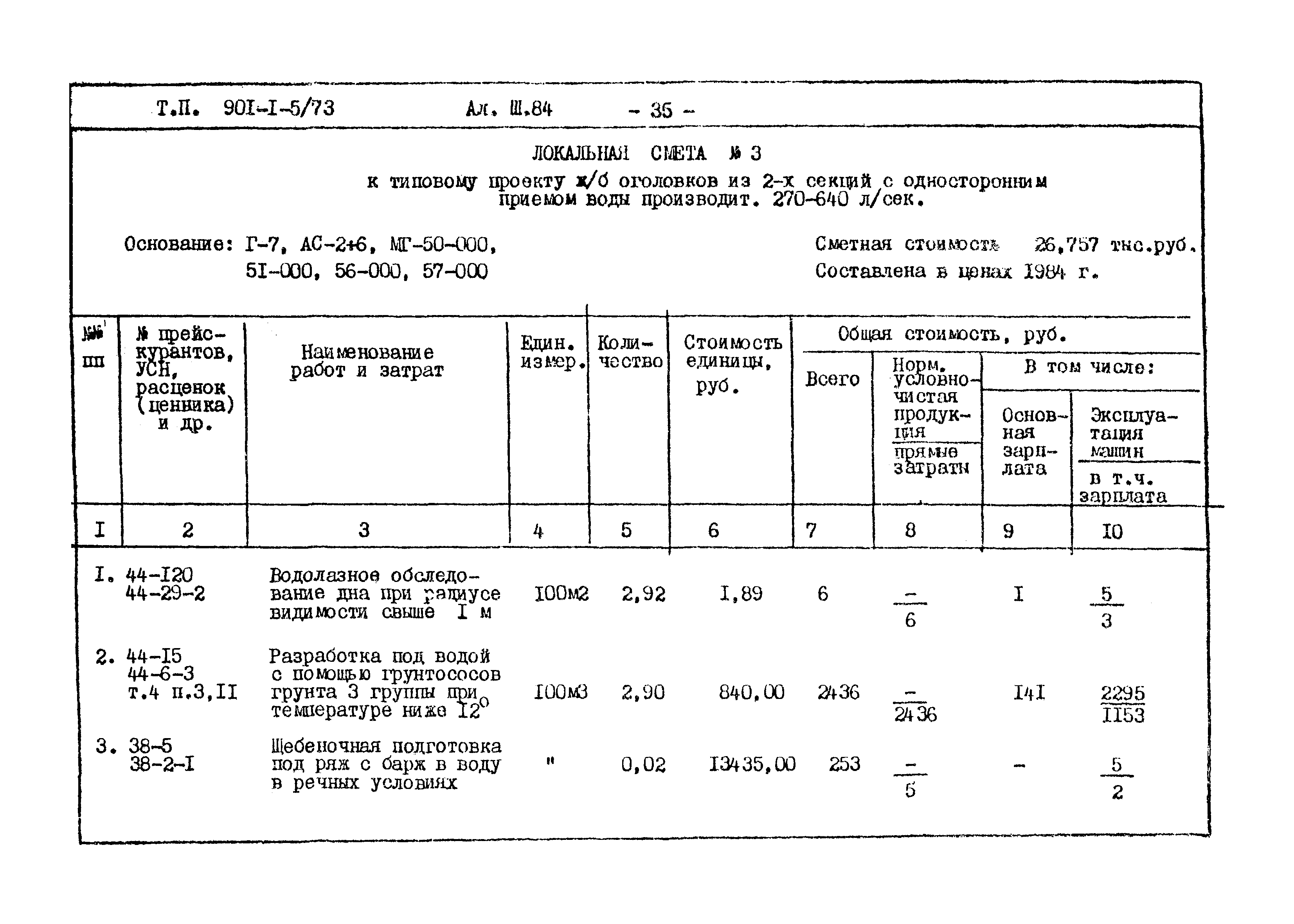 Типовой проект 901-1-5/73