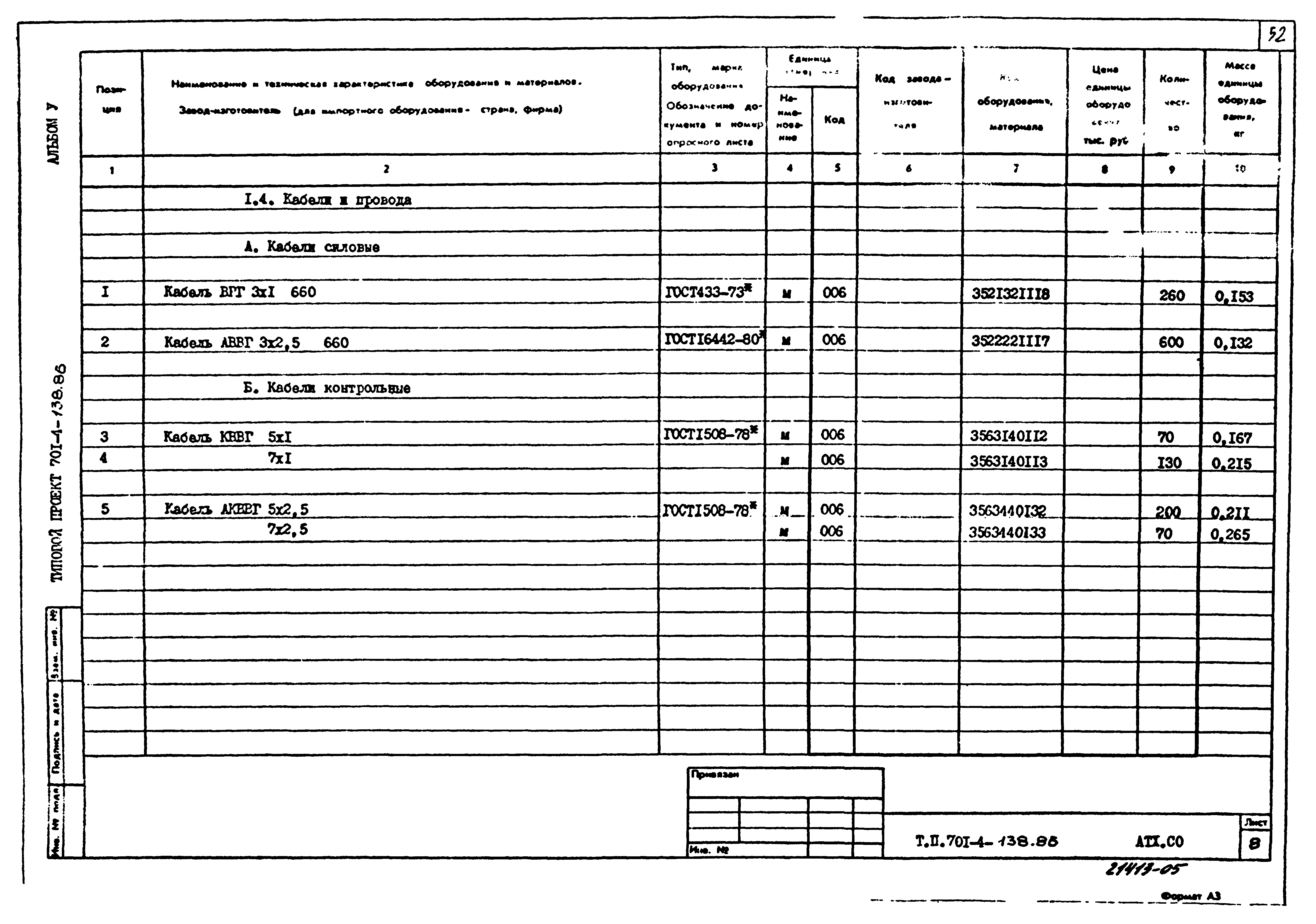 Типовой проект 701-4-138.86