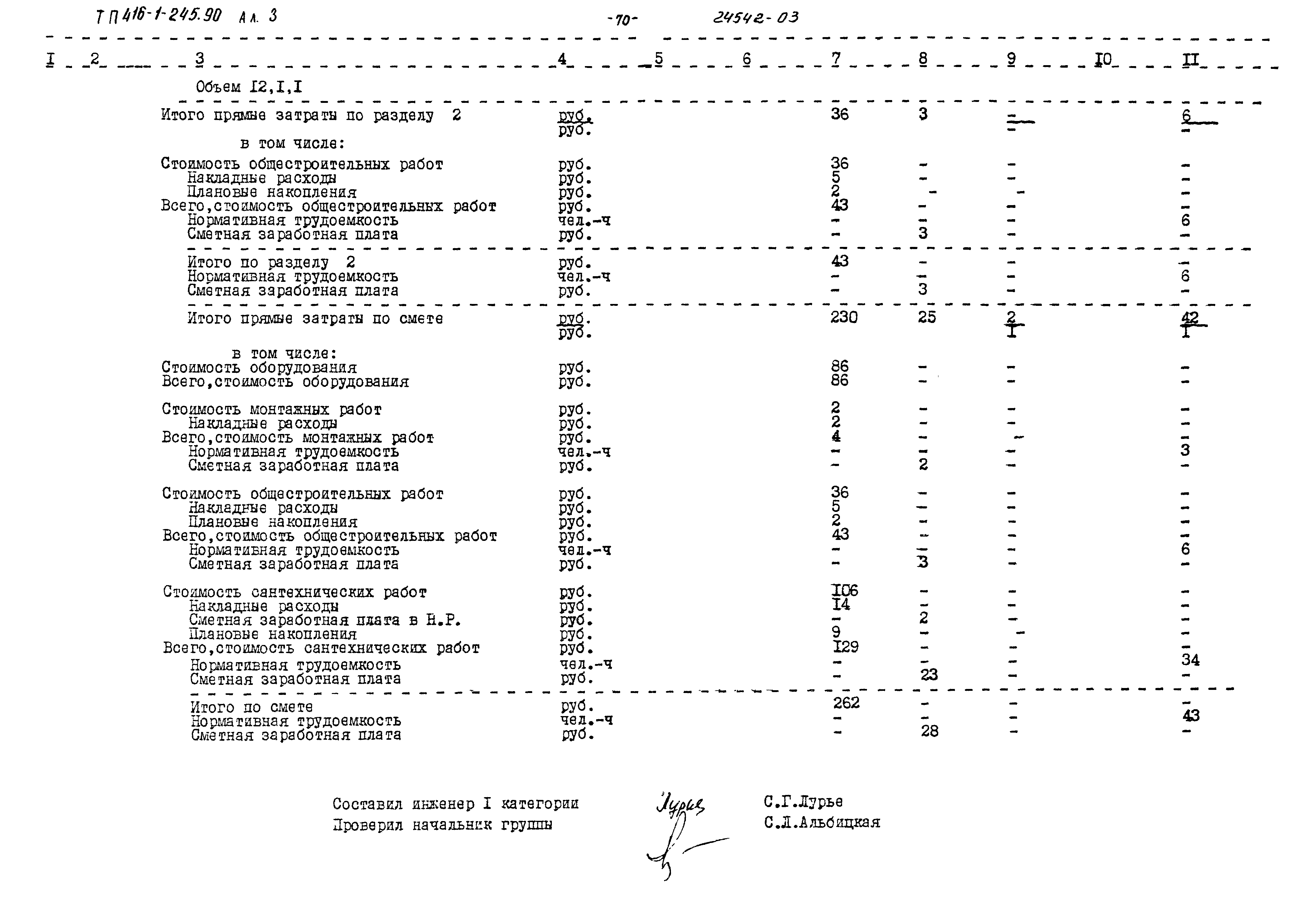 Типовой проект 416-1-245.90