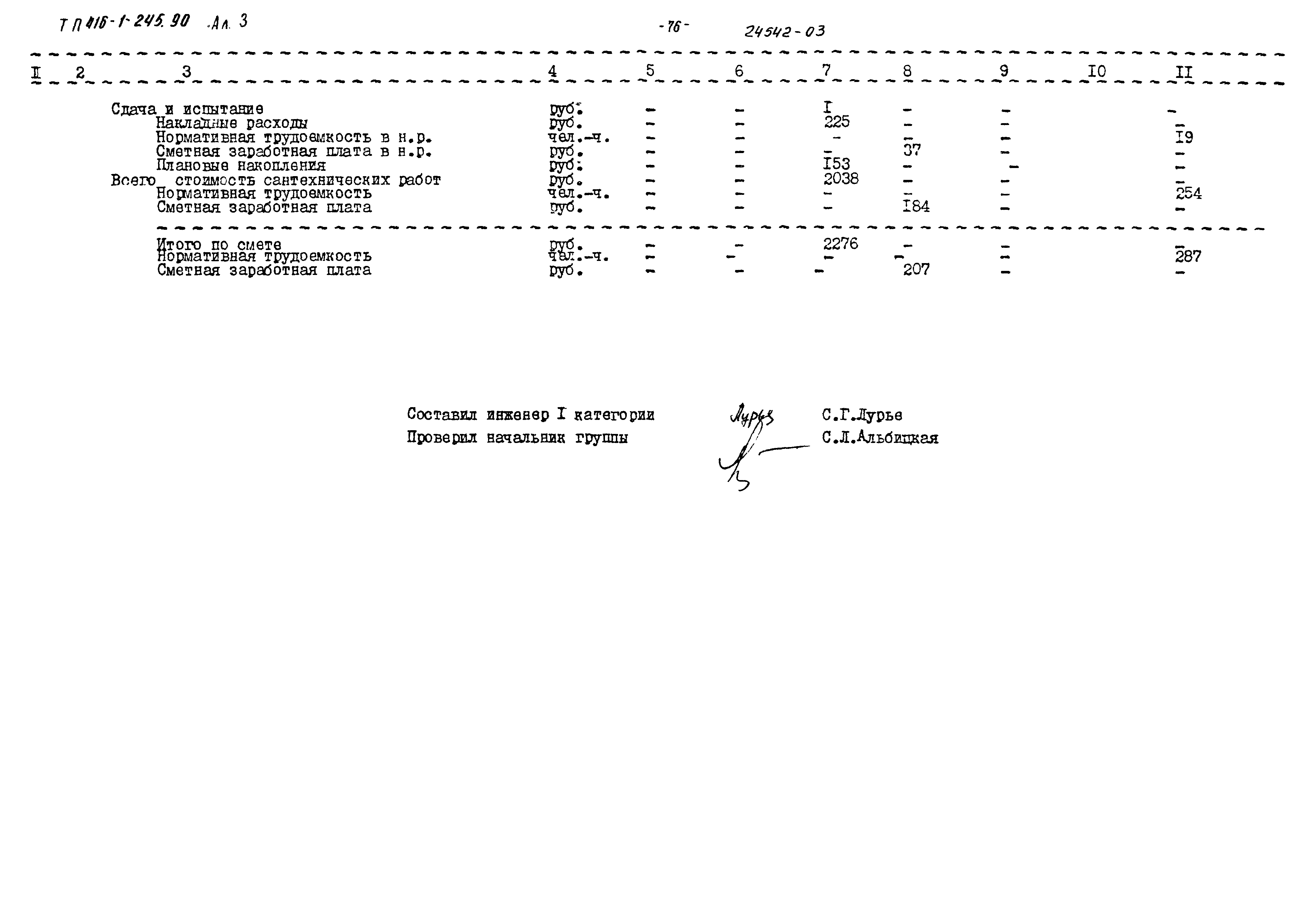 Типовой проект 416-1-245.90