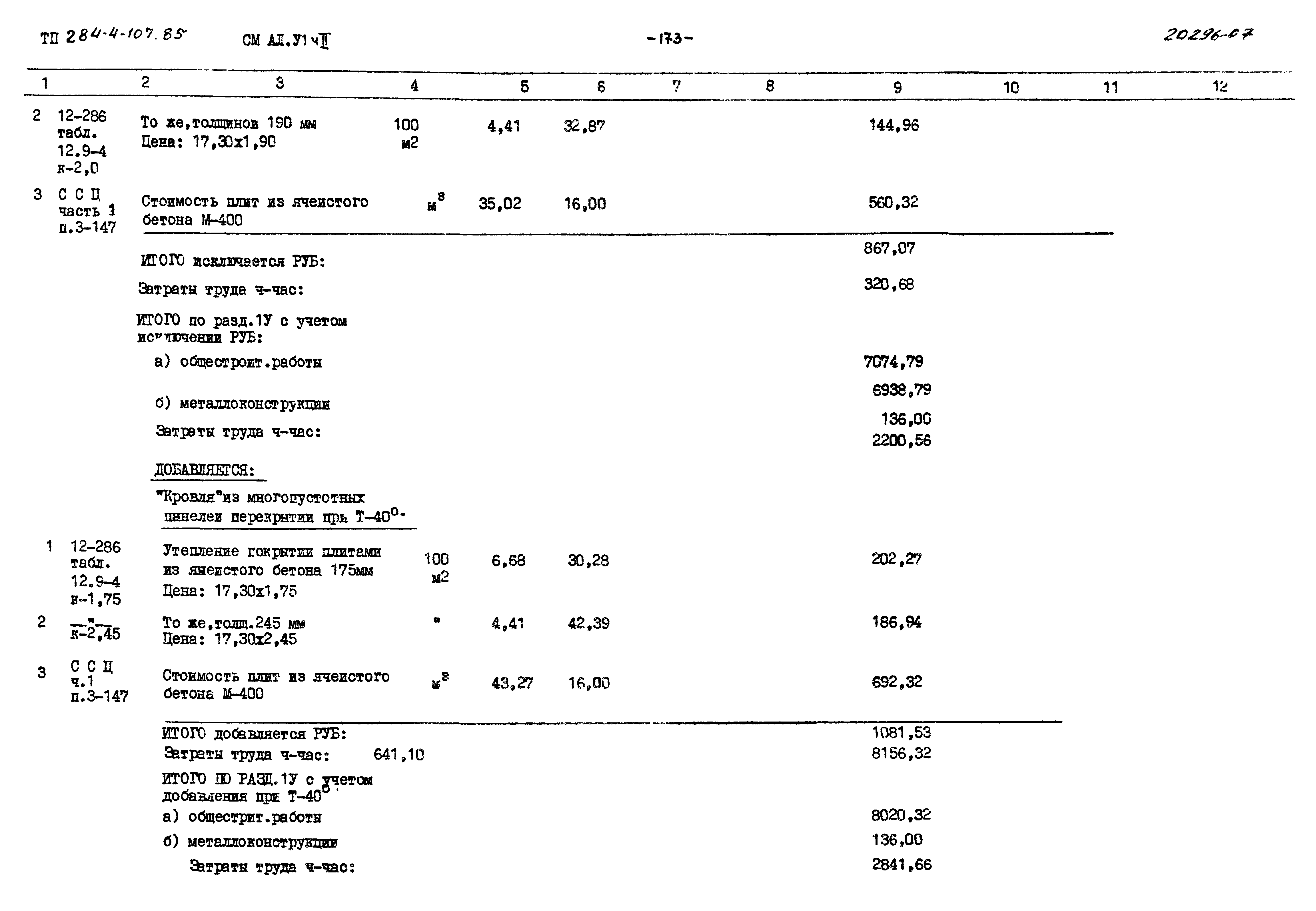 Типовой проект 284-4-107.85