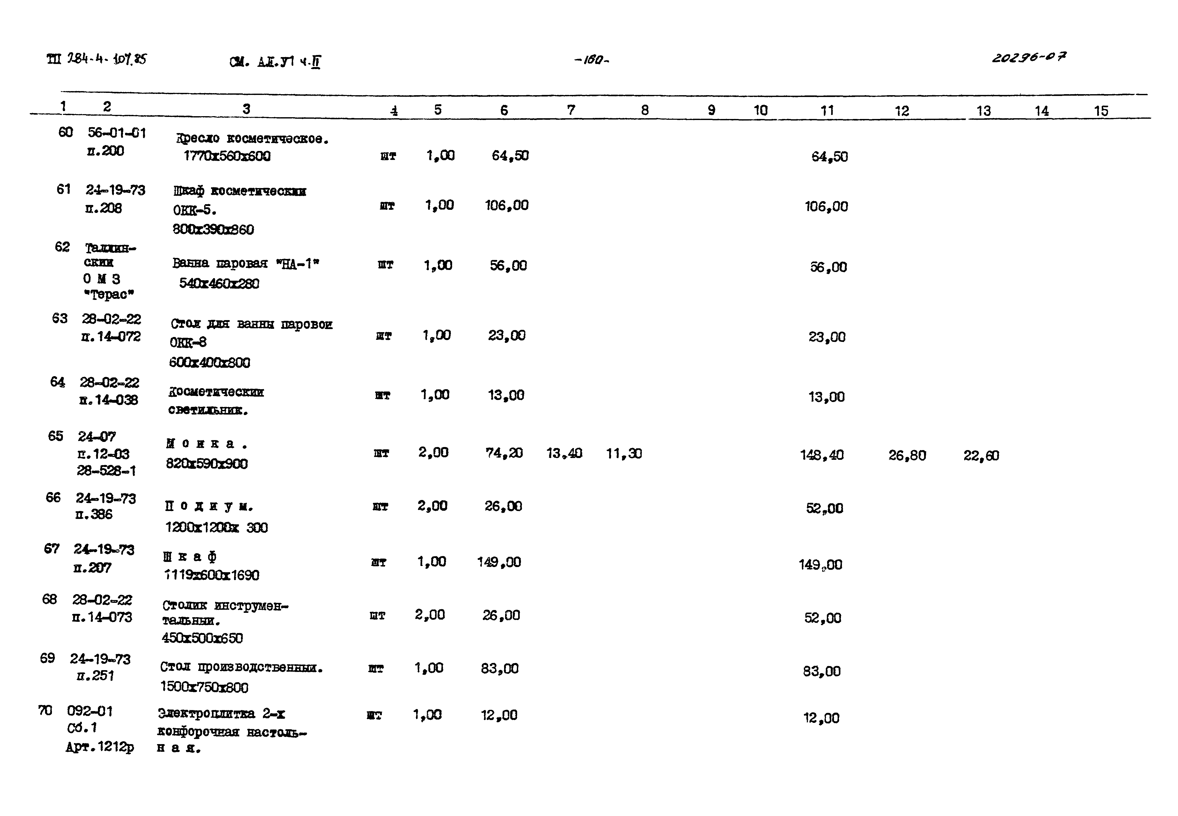 Типовой проект 284-4-107.85