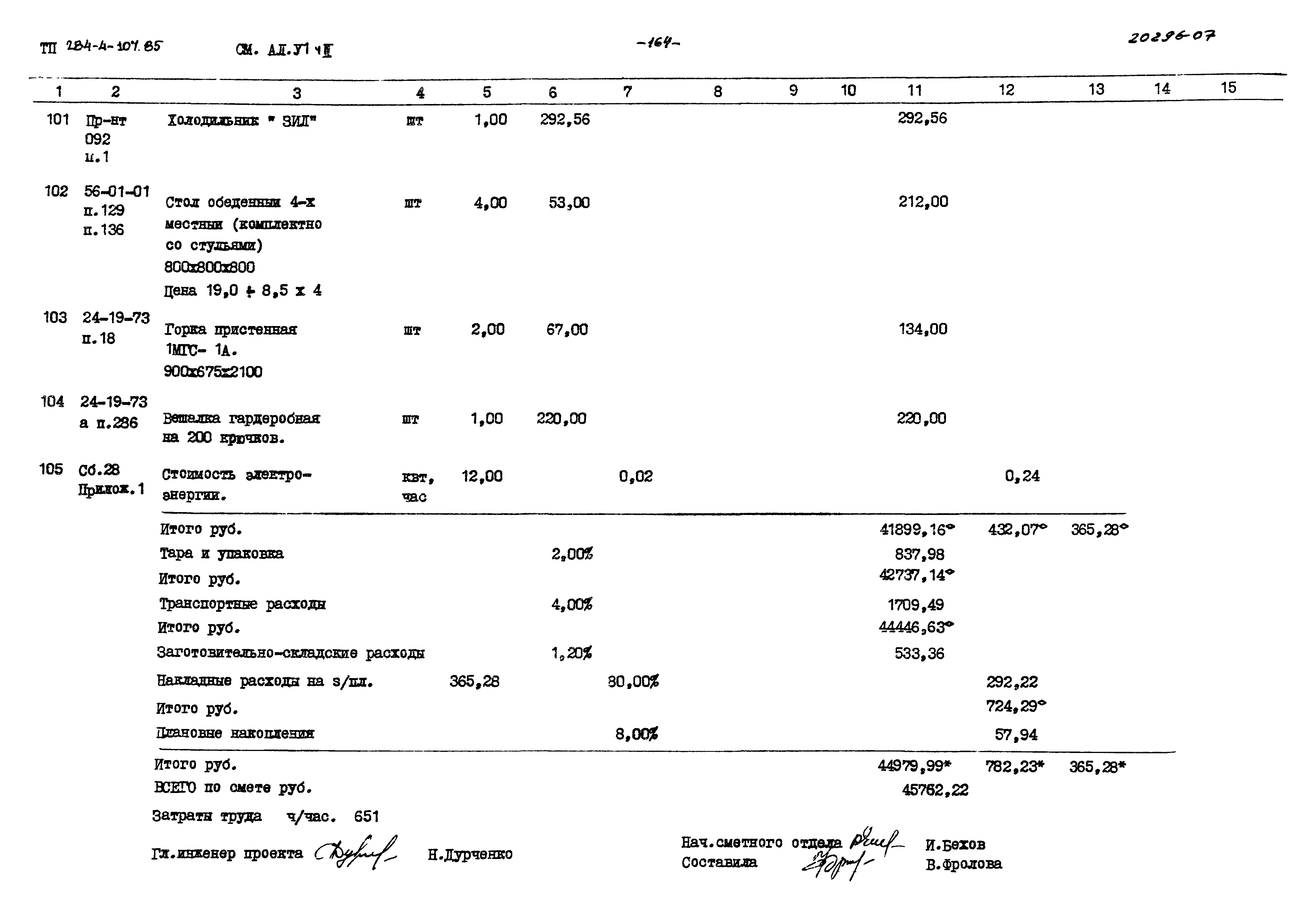 Типовой проект 284-4-107.85