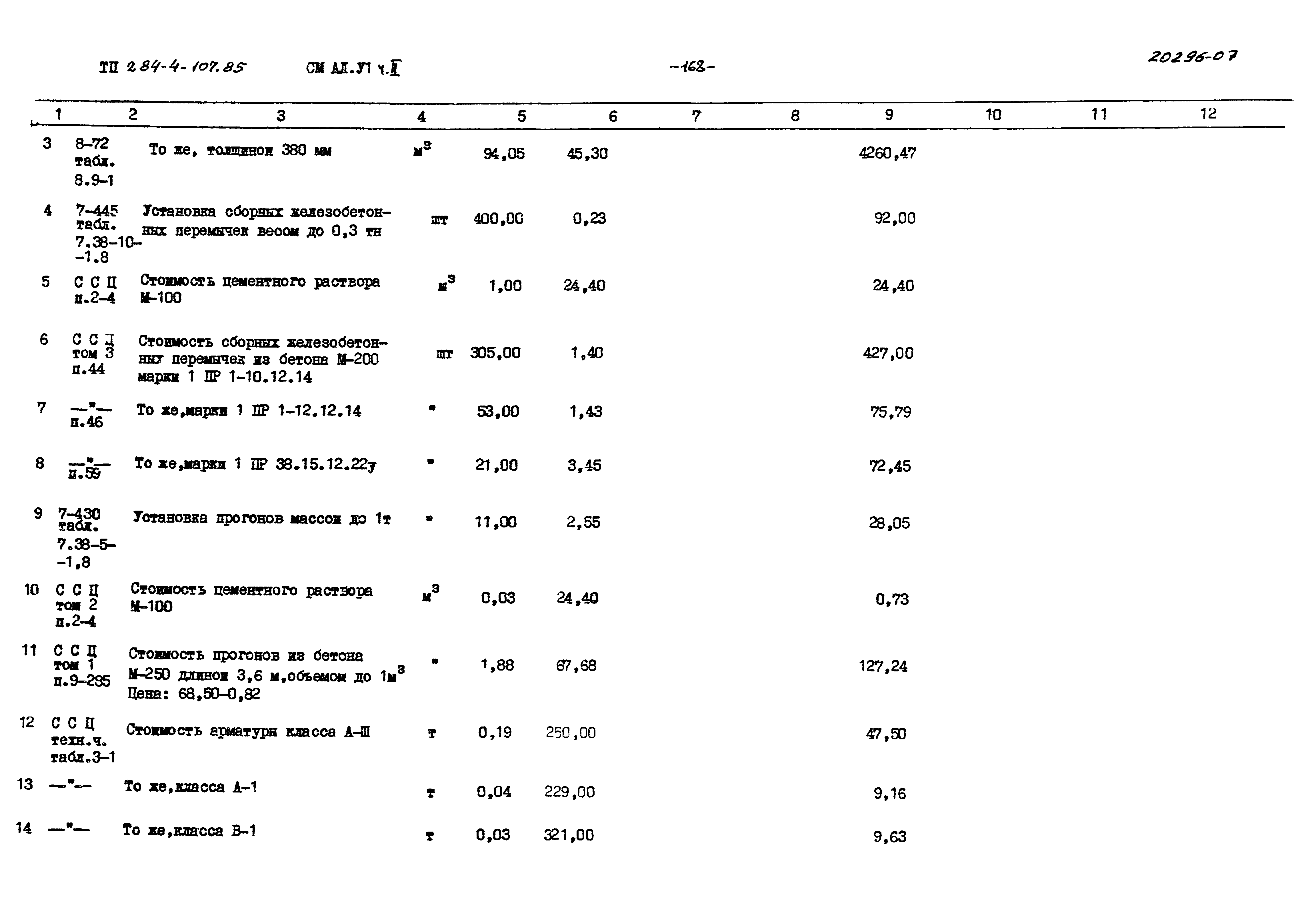 Типовой проект 284-4-107.85