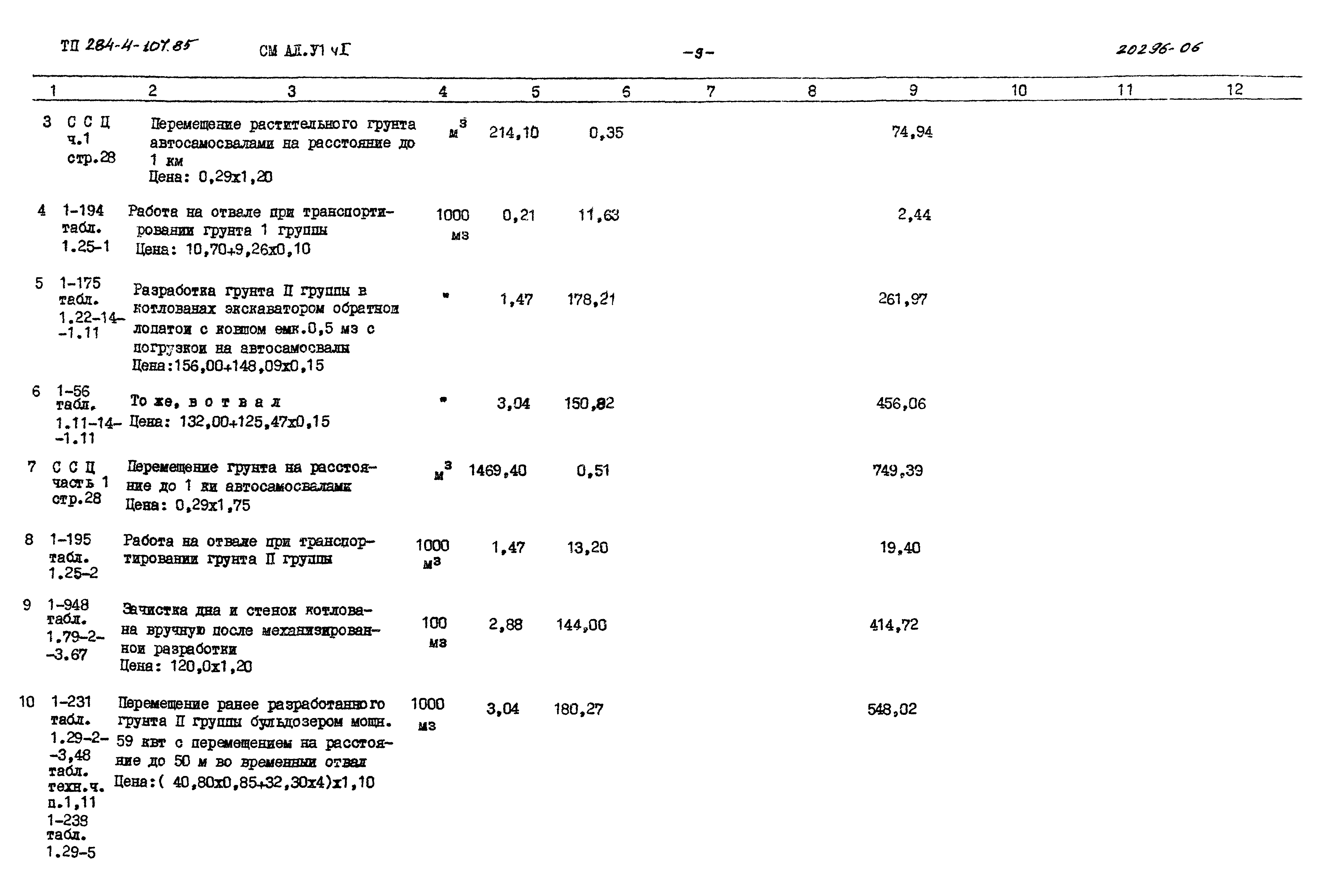 Типовой проект 284-4-107.85