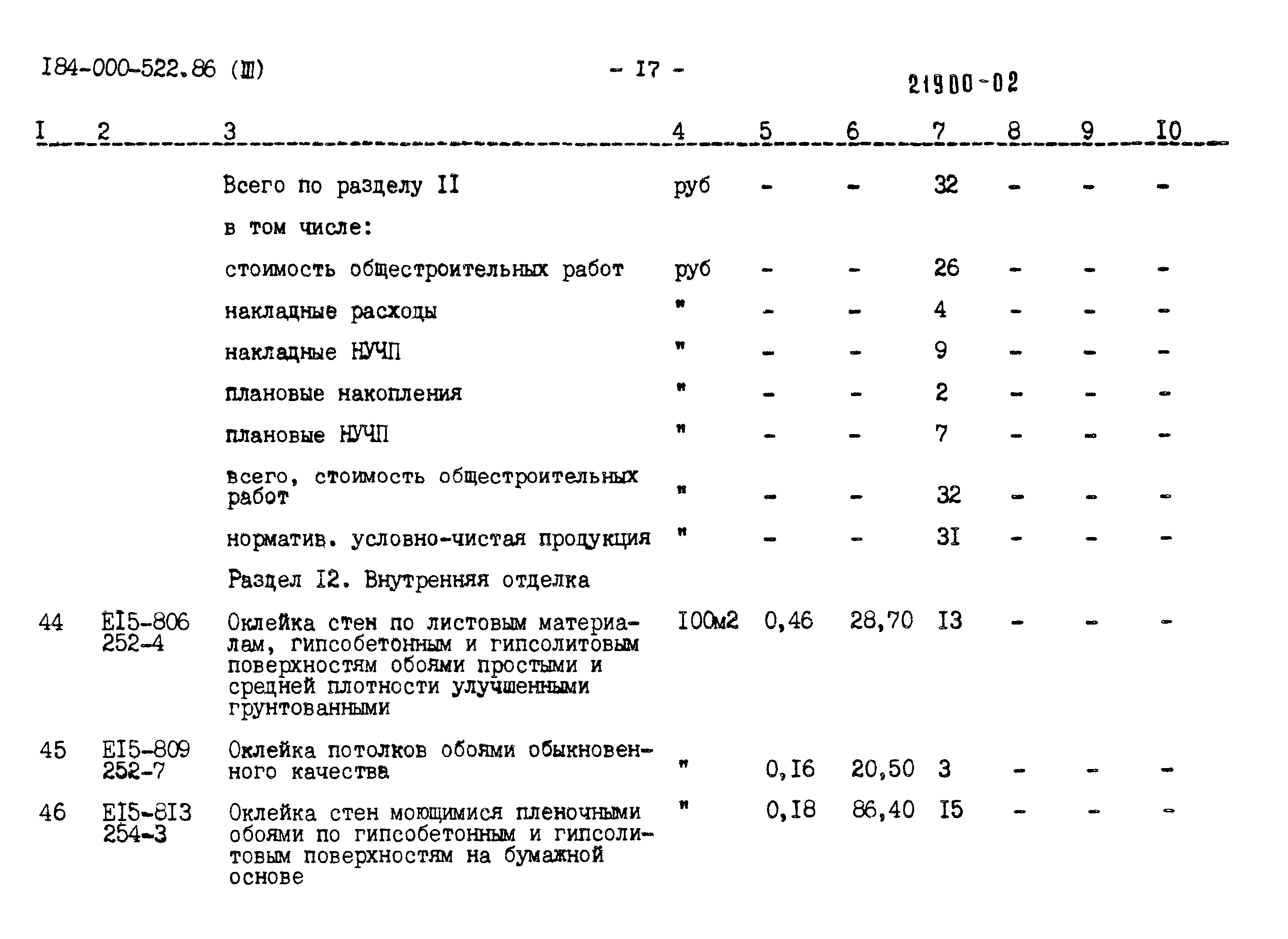 Типовой проект 184-000-522.86