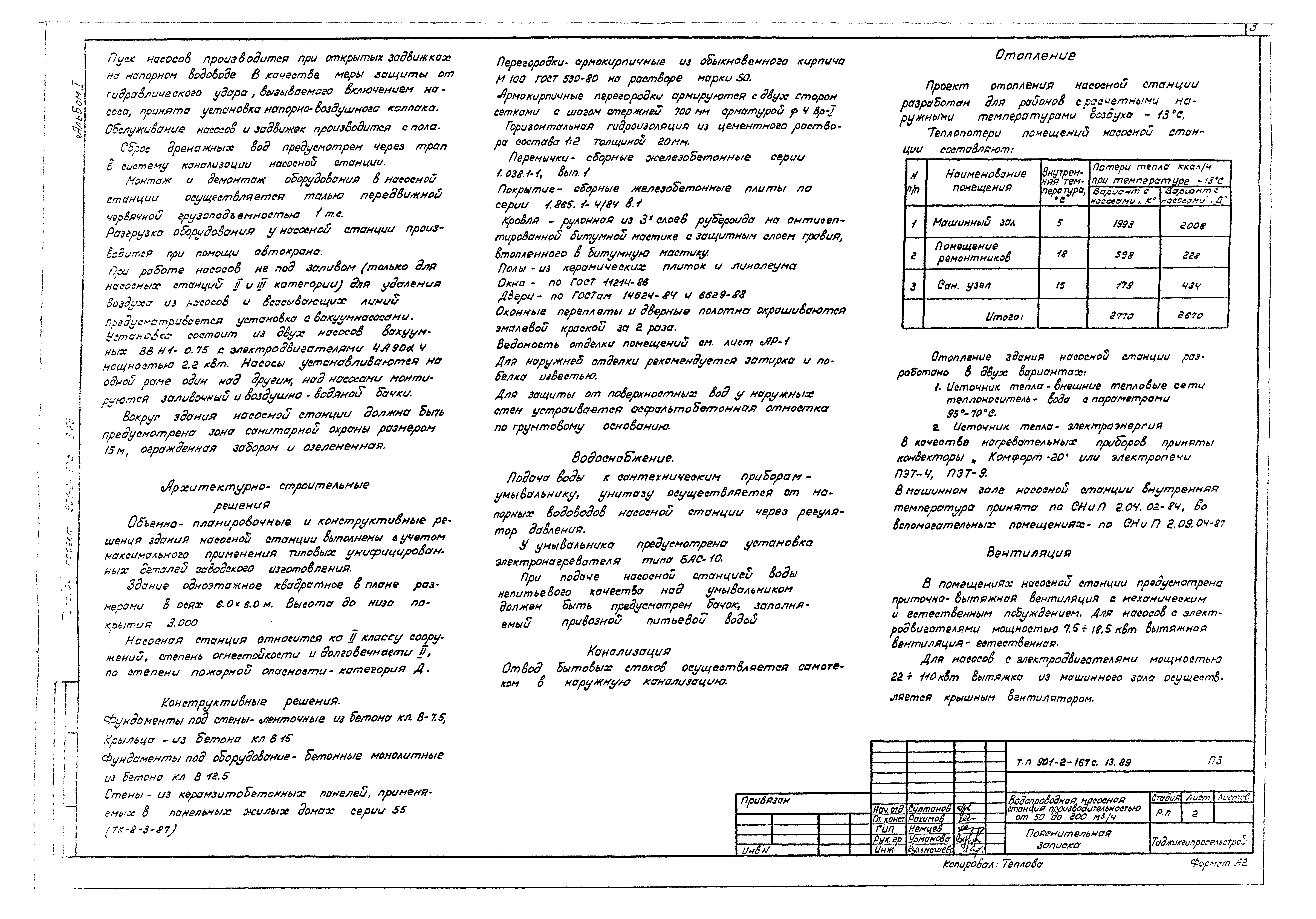 Типовой проект 901-2-167с.13.89