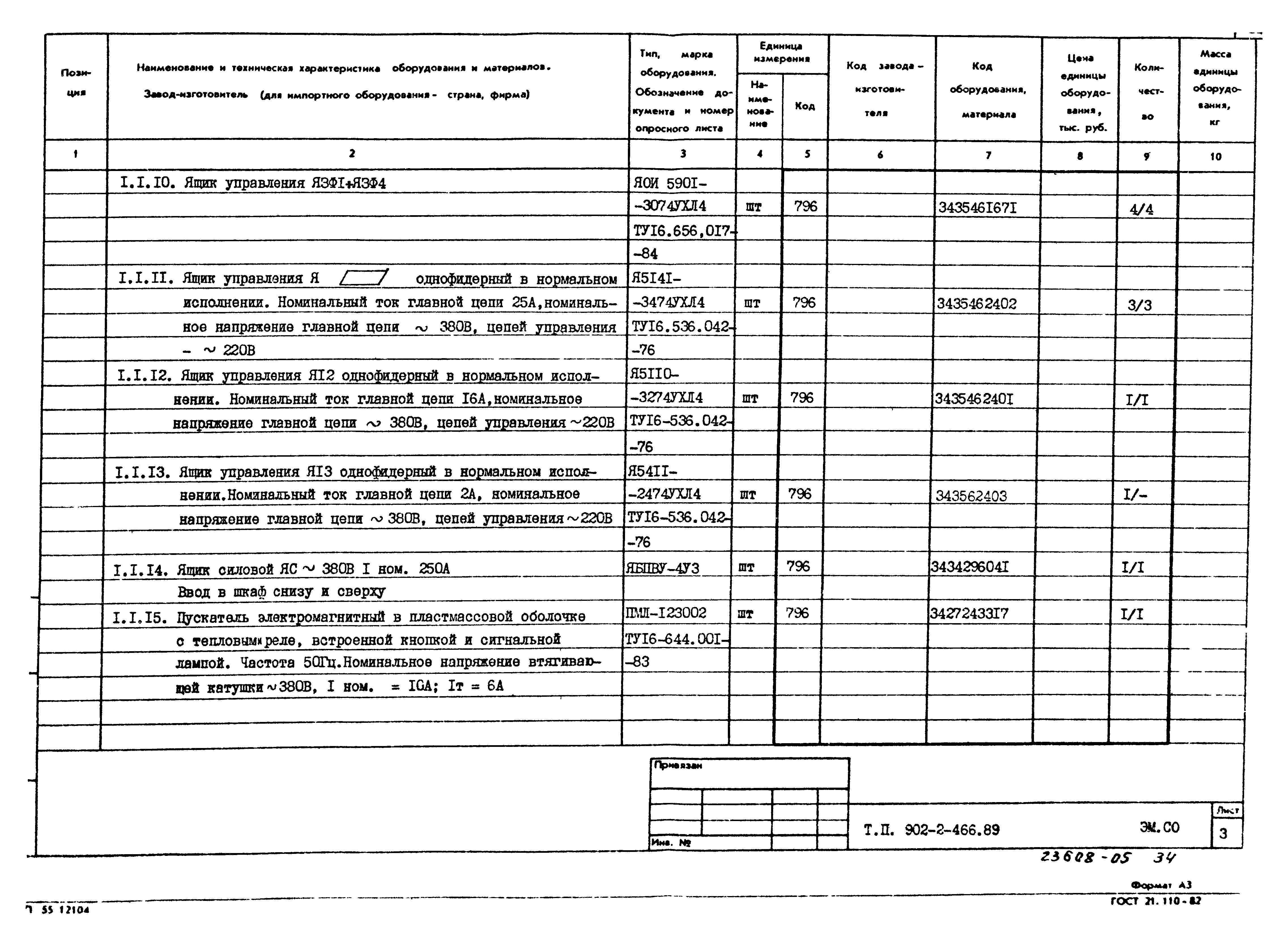 Типовой проект 902-2-466.89