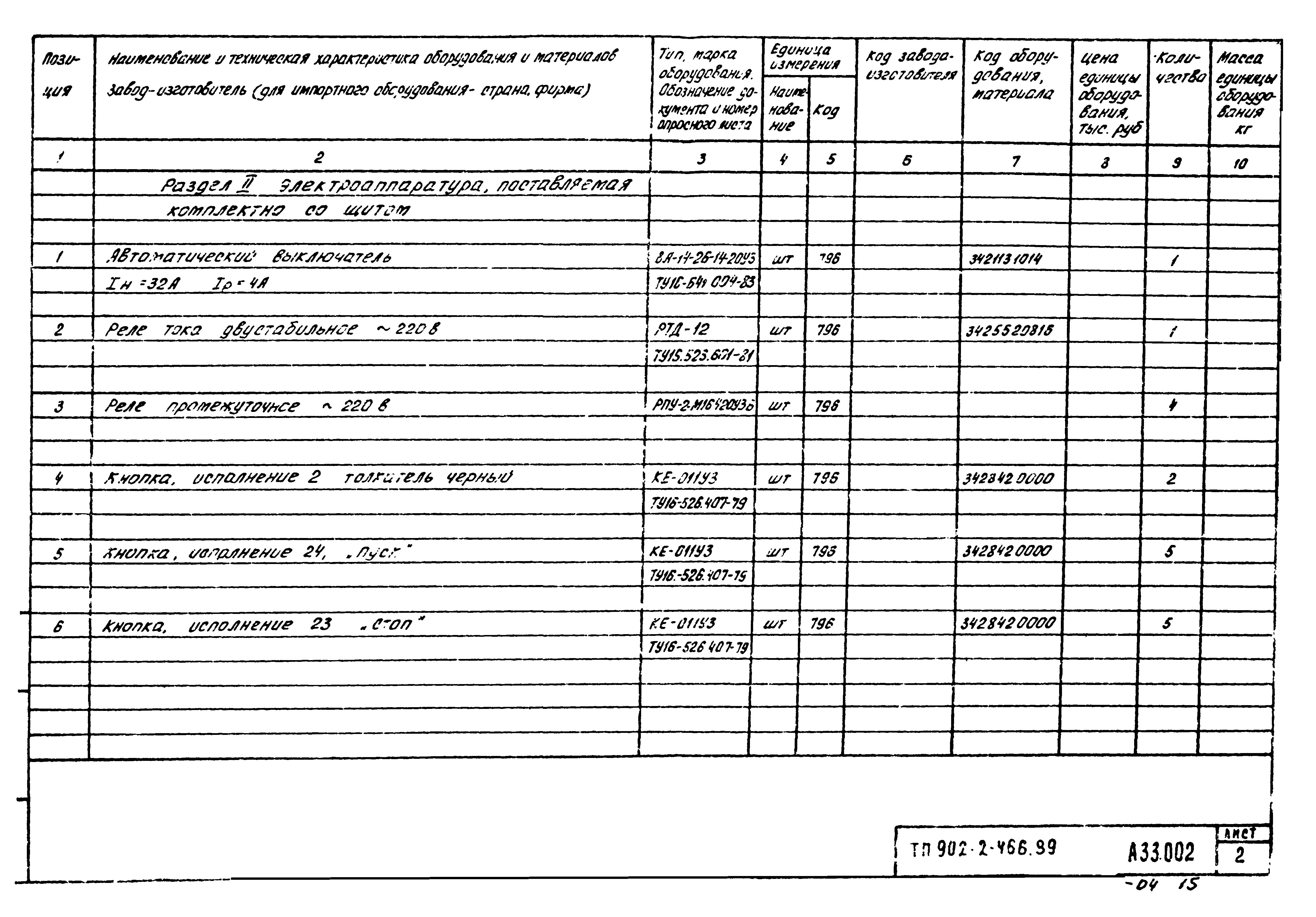 Типовой проект 902-2-466.89