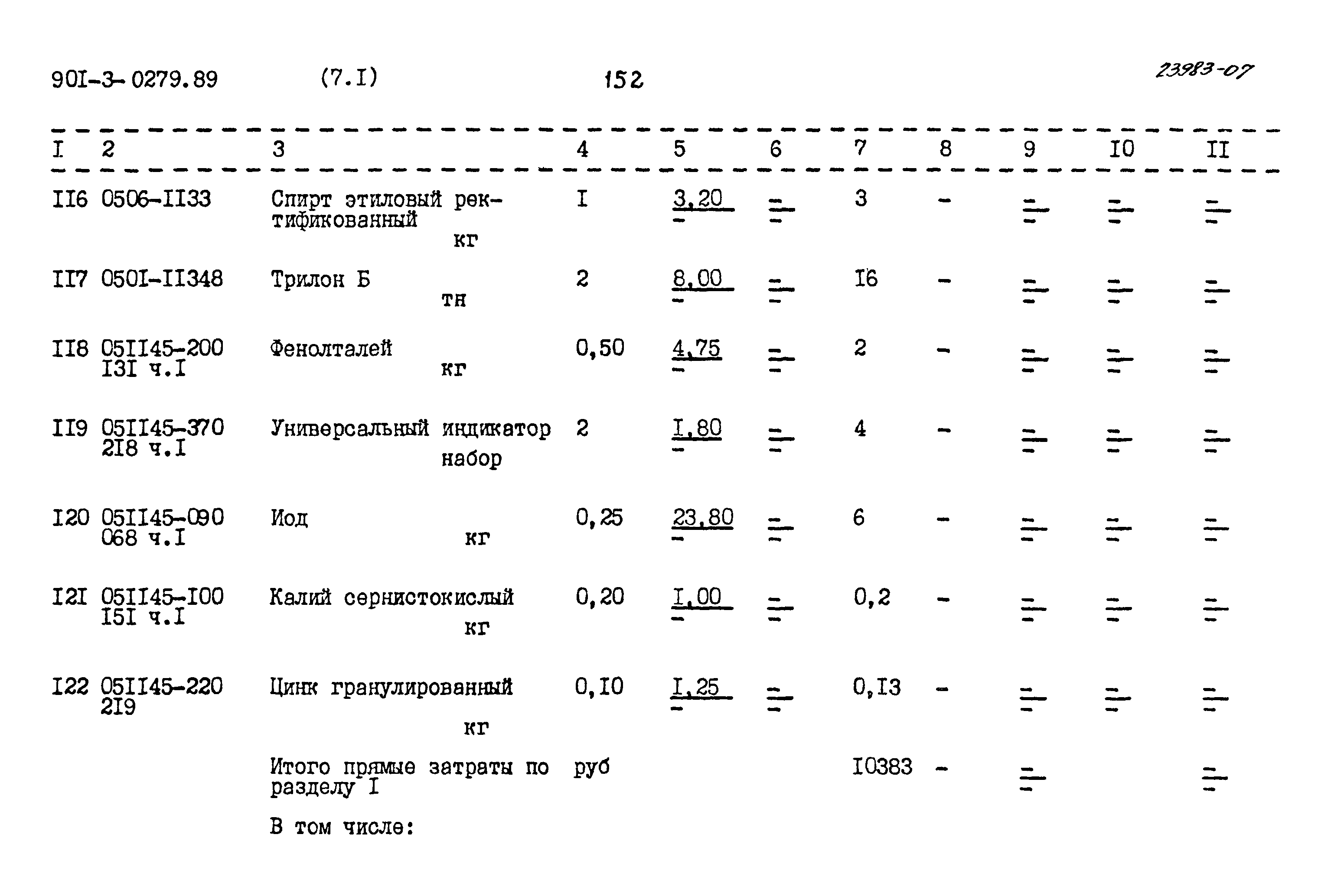 Типовые проектные решения 901-3-0279.89