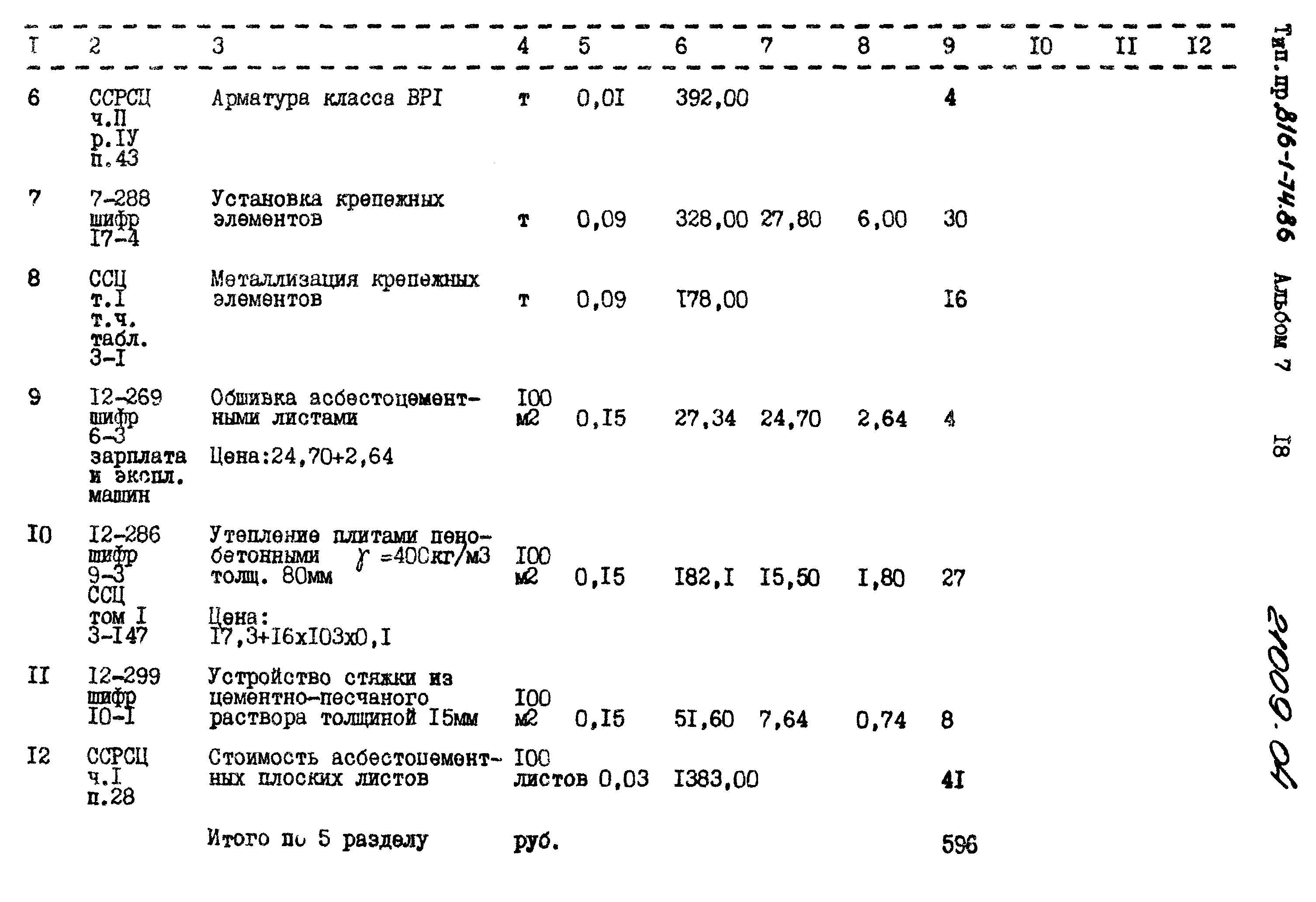 Типовой проект 816-1-74.86