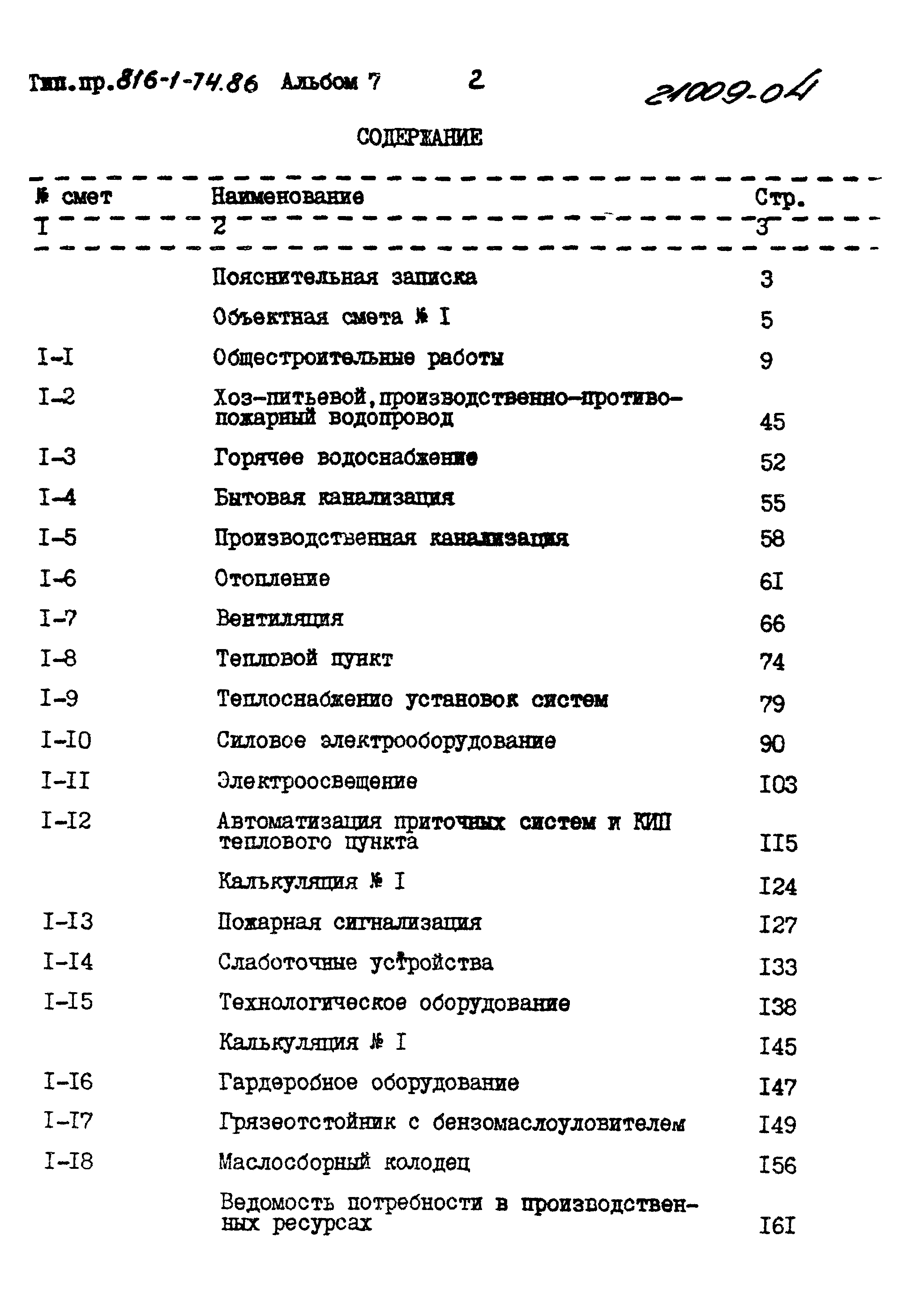 Типовой проект 816-1-74.86