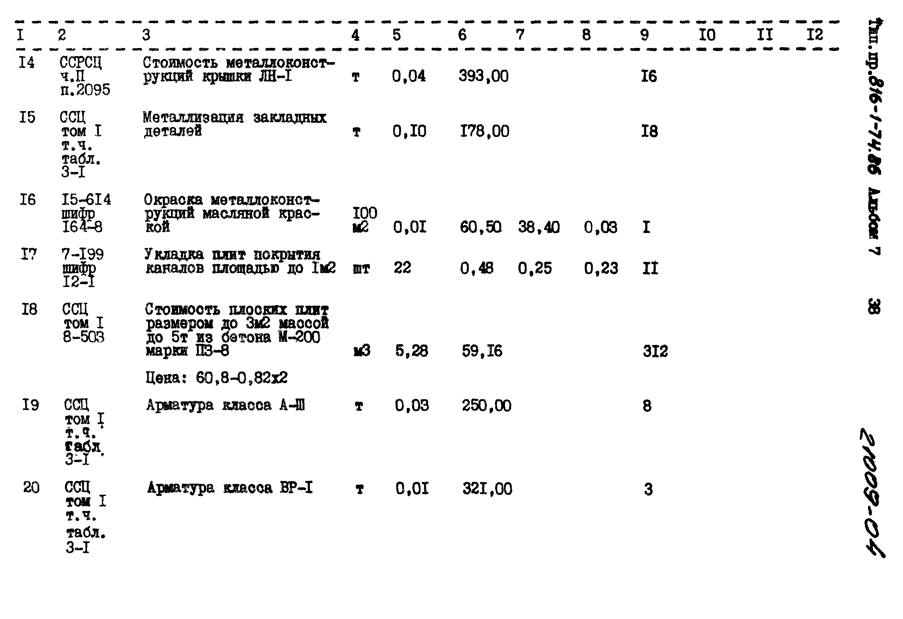 Типовой проект 816-1-74.86