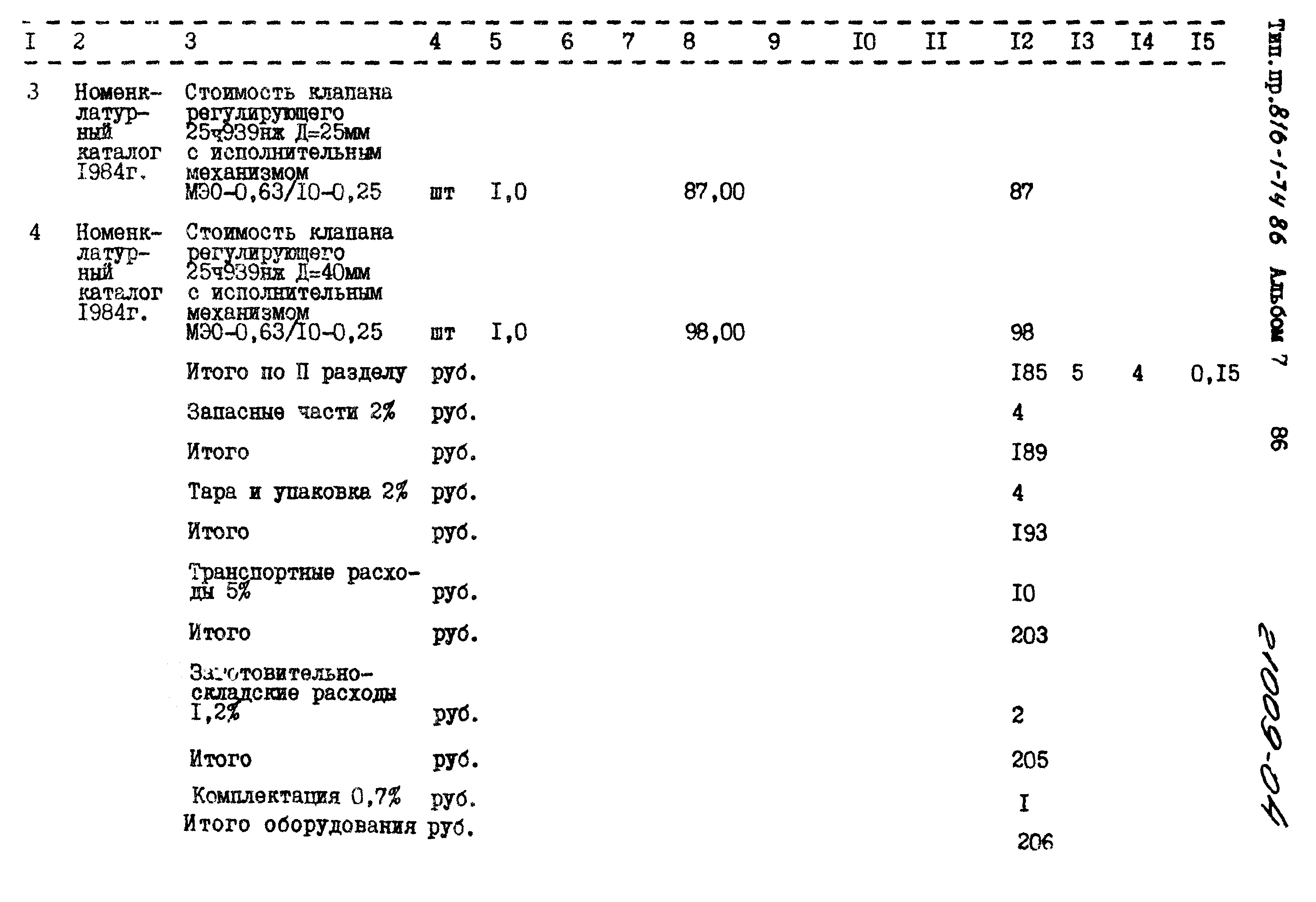 Типовой проект 816-1-74.86