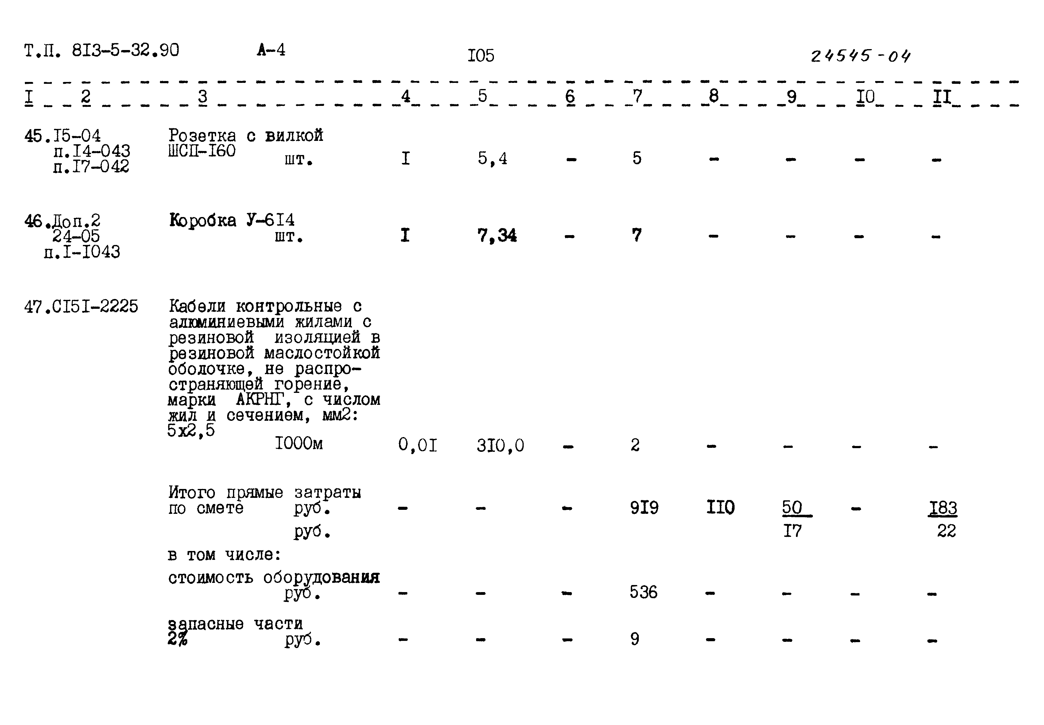 Типовой проект 813-5-32.90