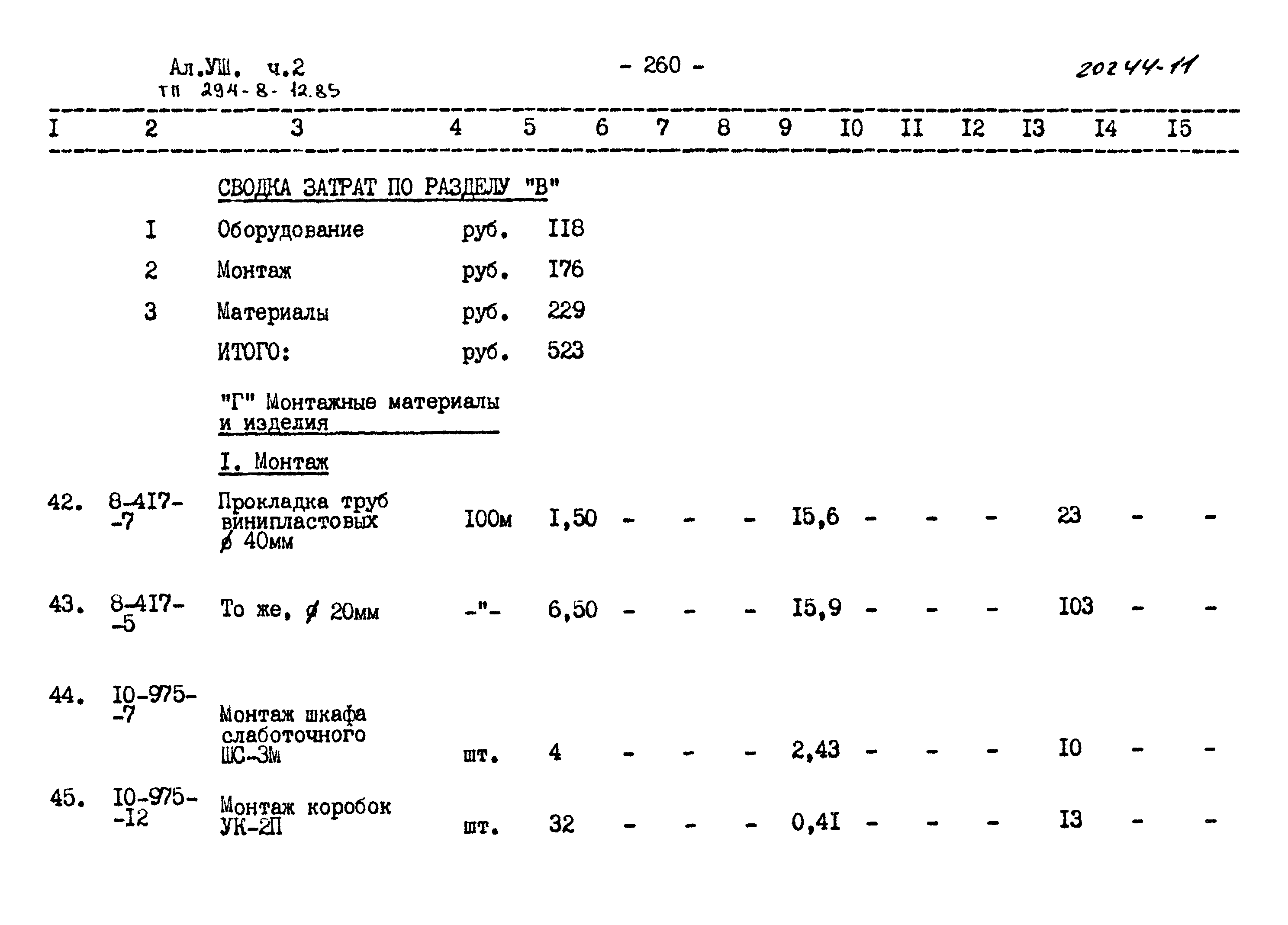 Типовой проект 294-8-12.85