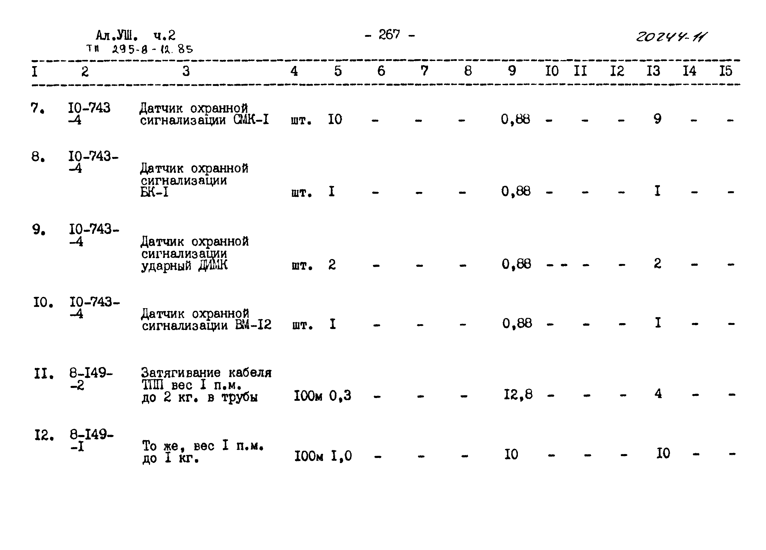 Типовой проект 294-8-12.85