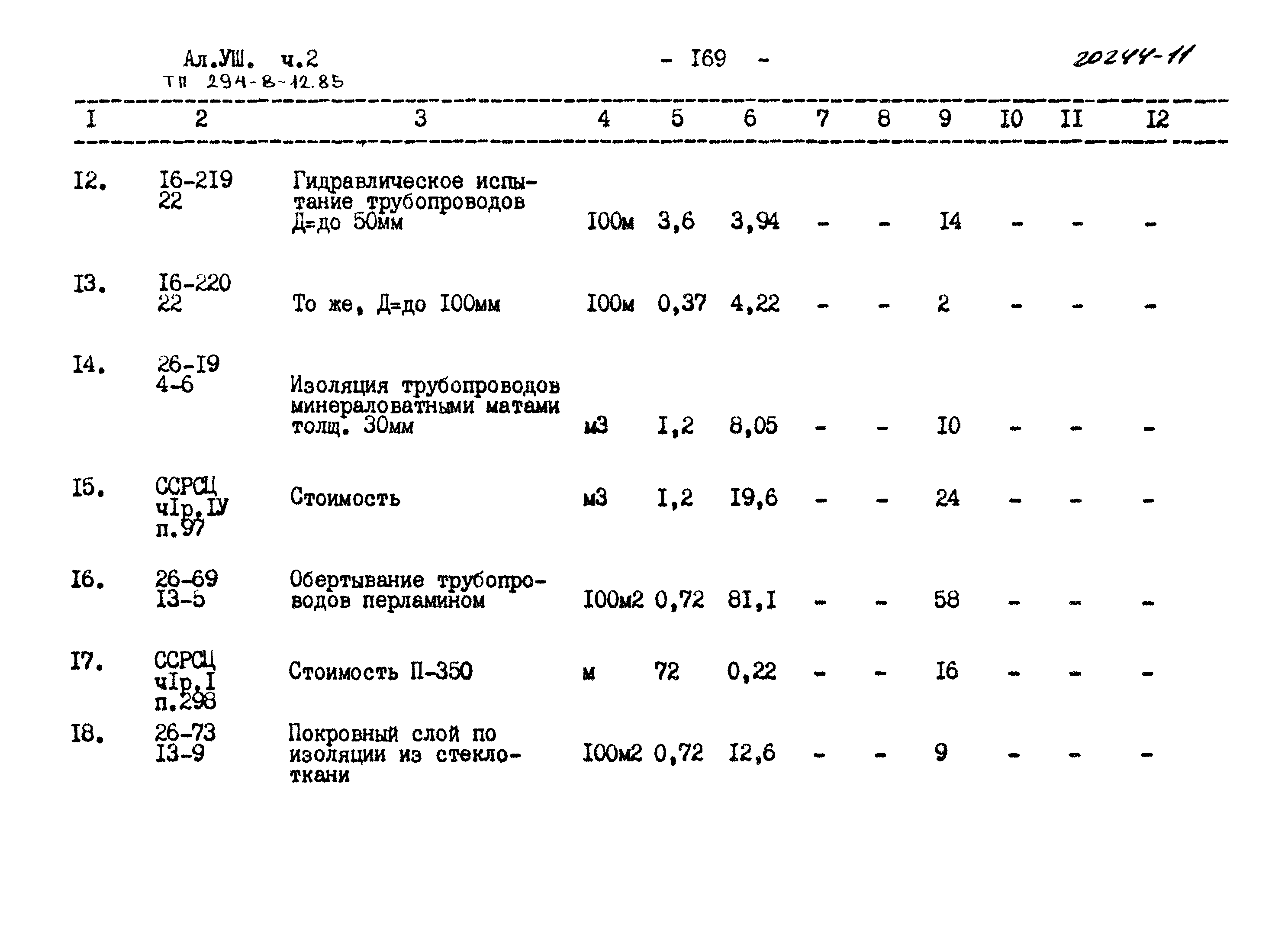 Типовой проект 294-8-12.85