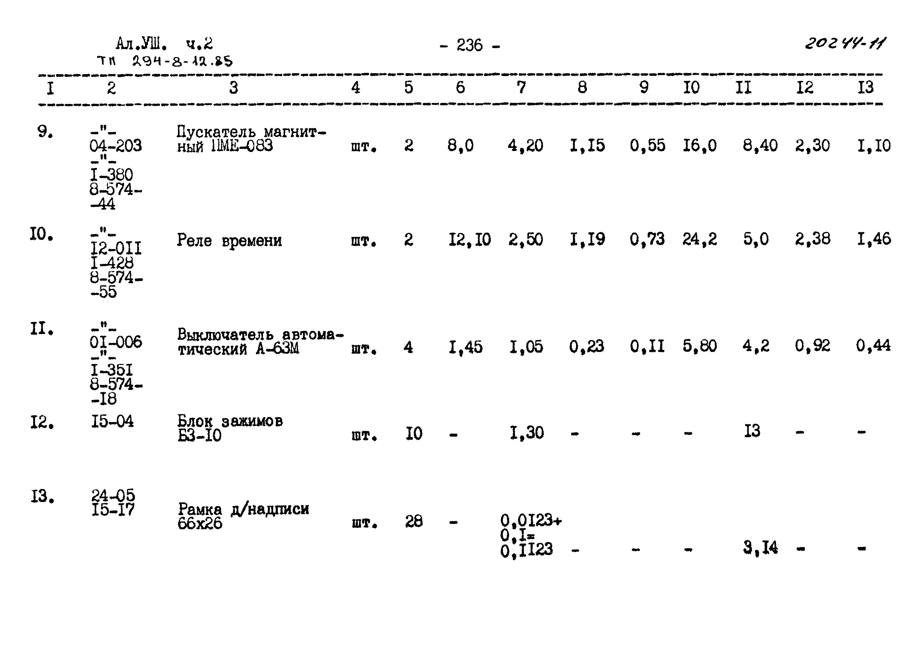 Типовой проект 294-8-12.85