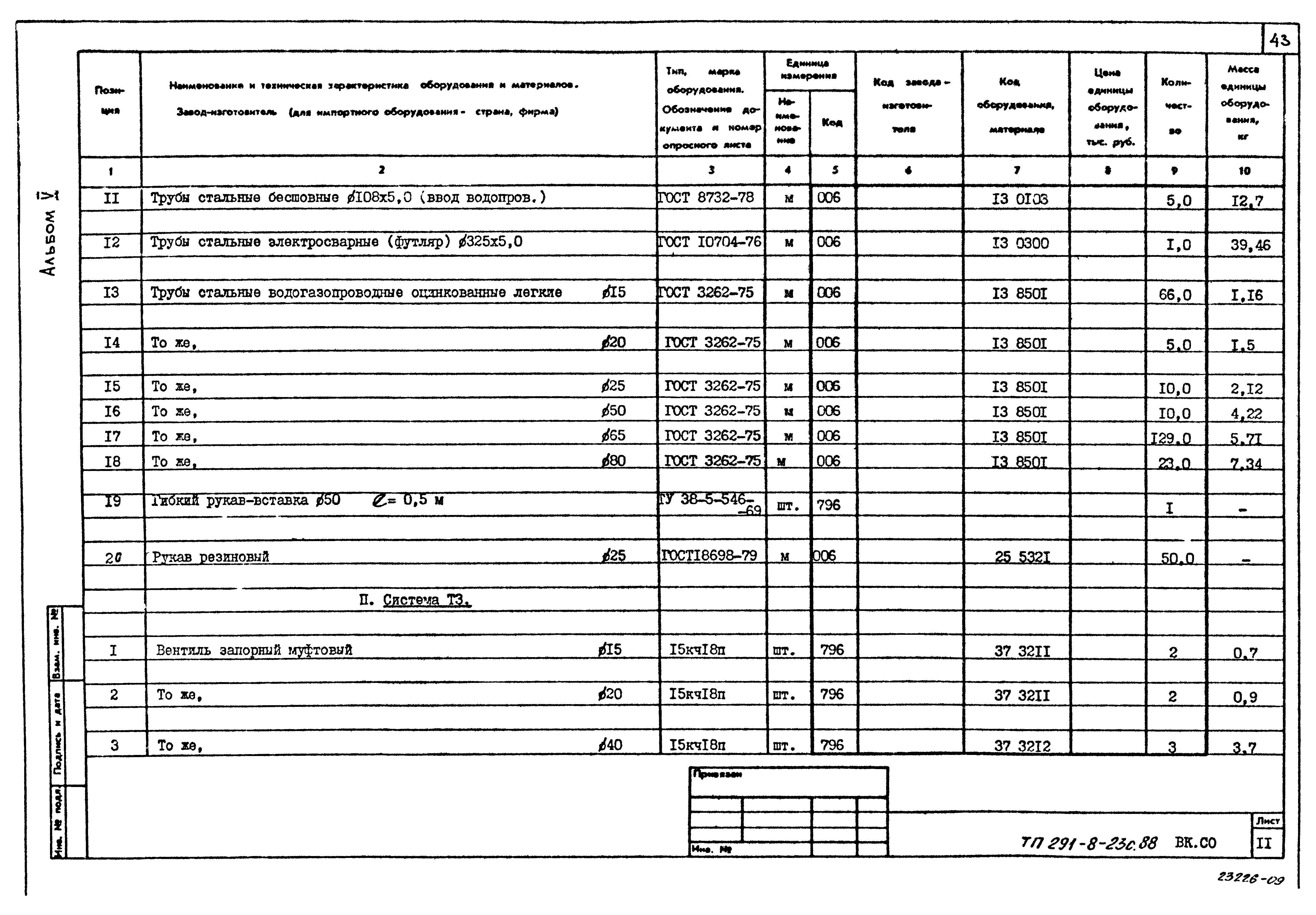 Типовой проект 291-8-23с.88