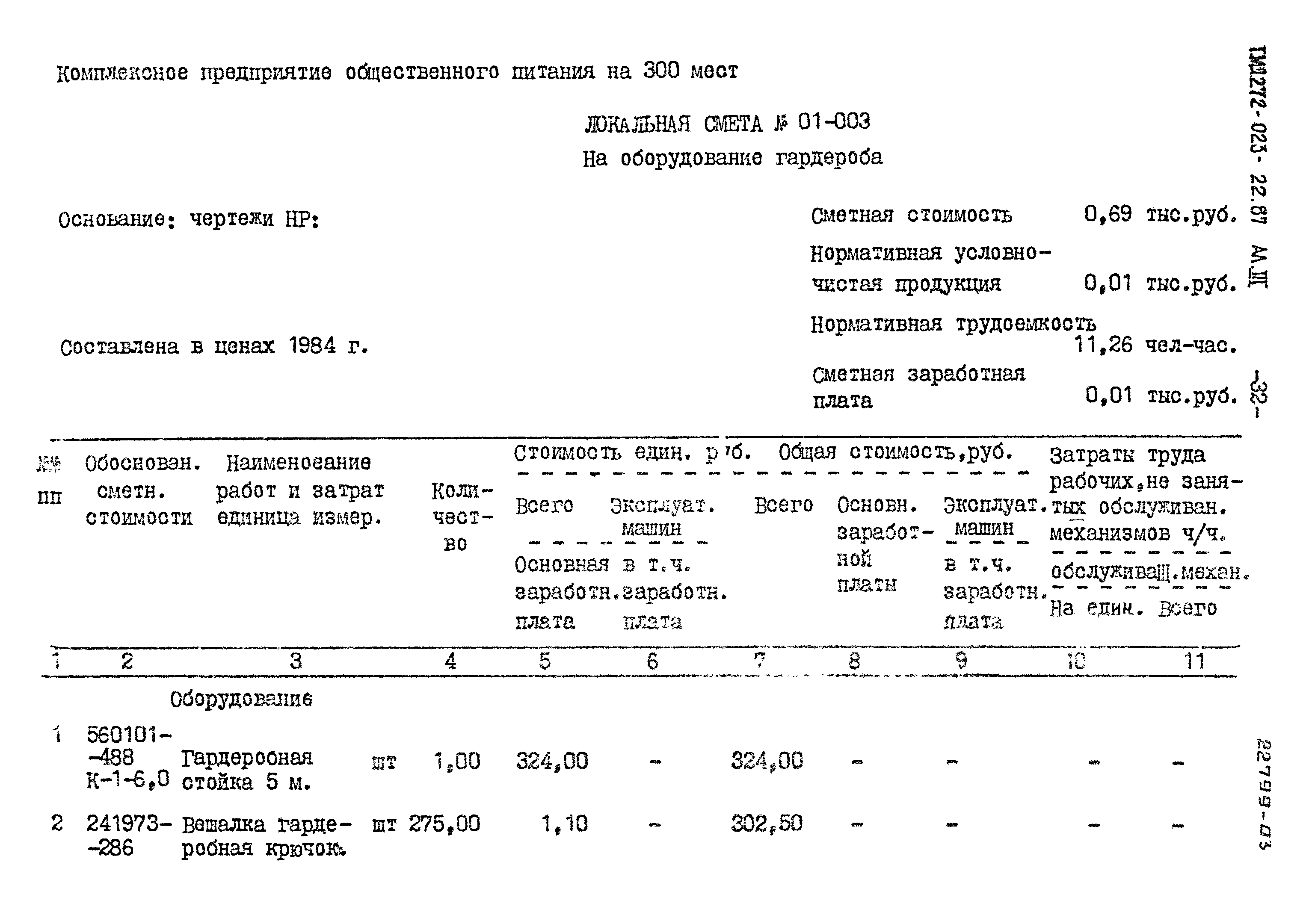 Типовой проект 272-023-22.87