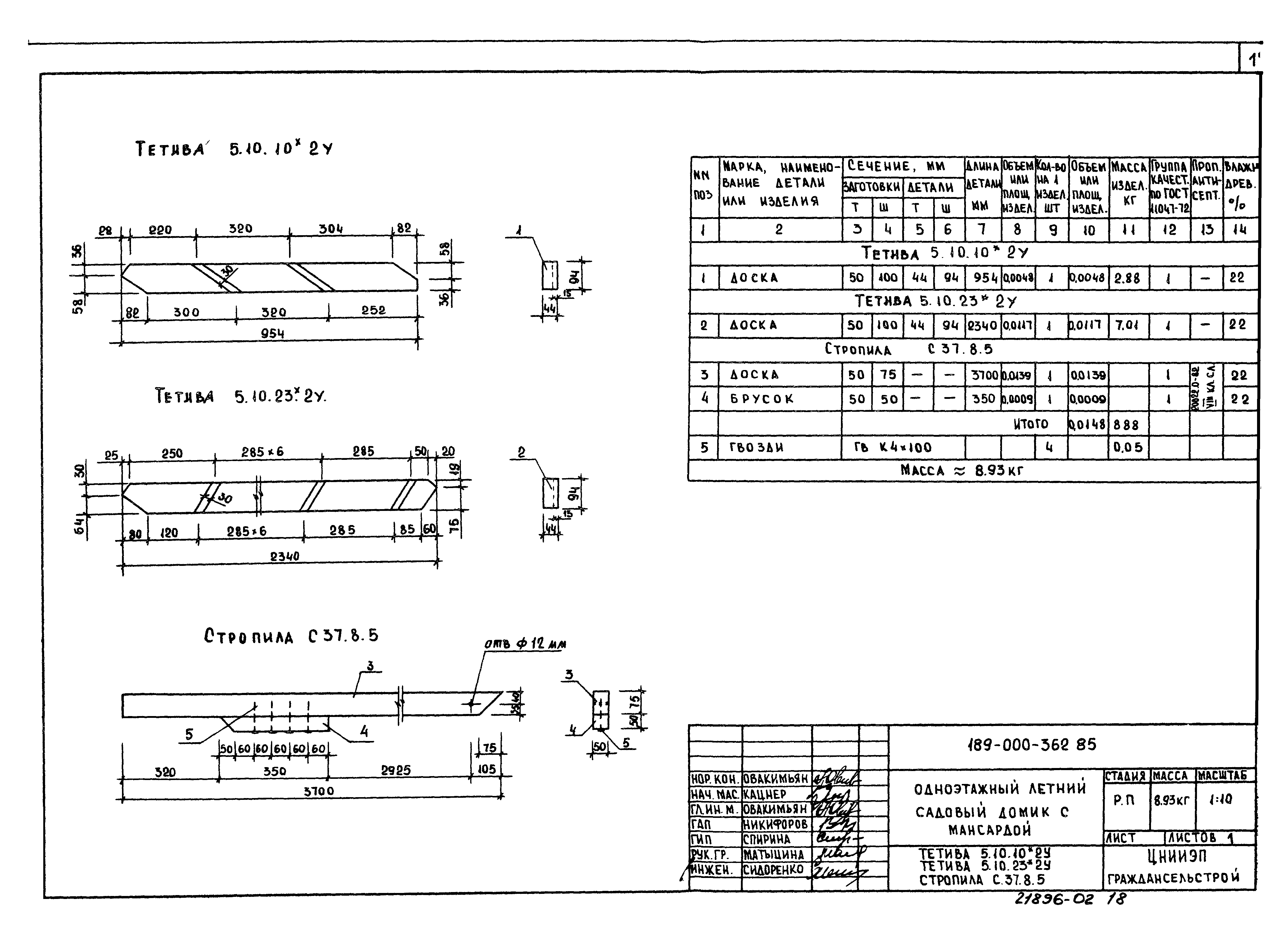 Типовой проект 189-000-362.85