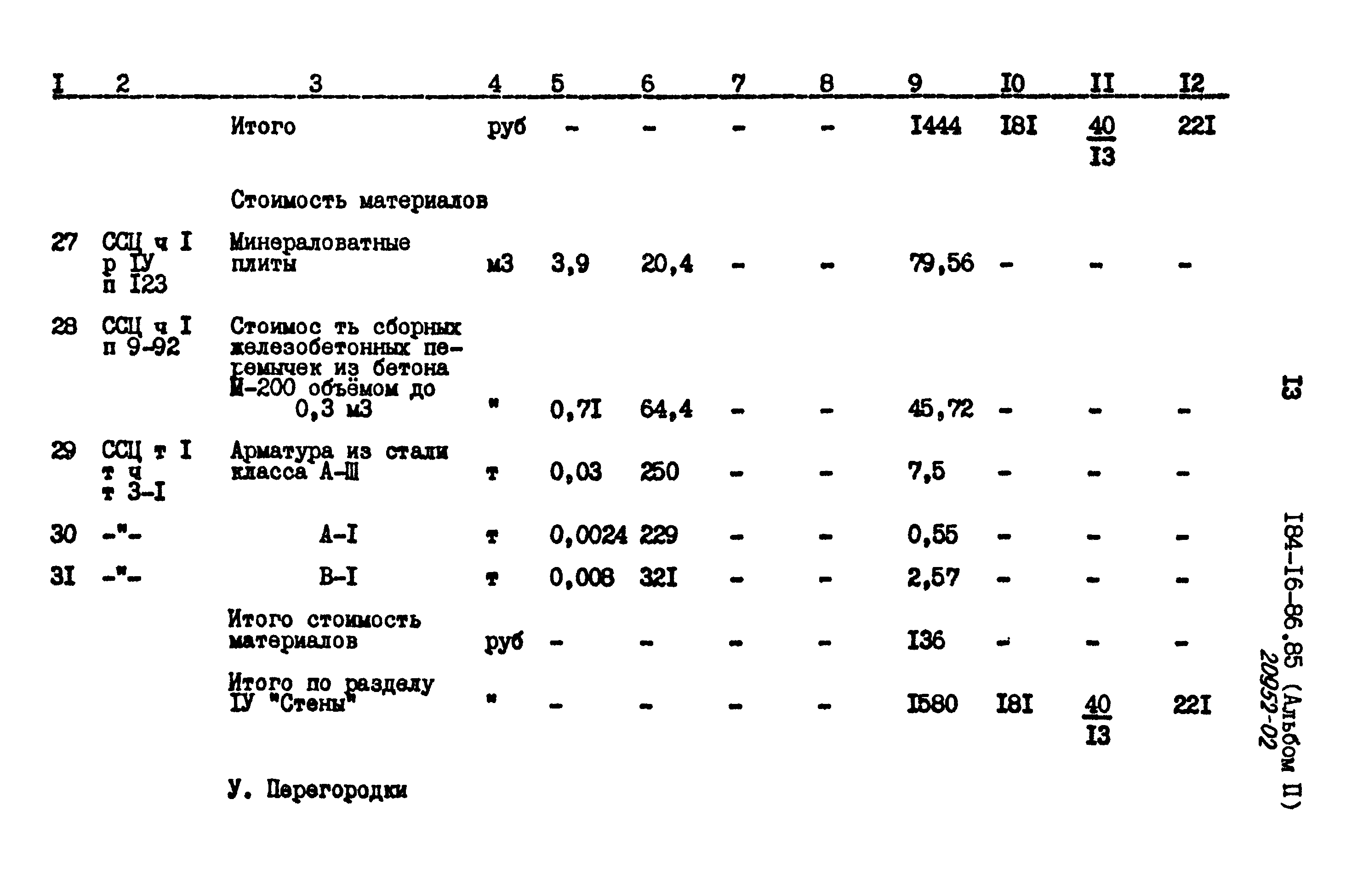 Типовой проект 184-16-86.85