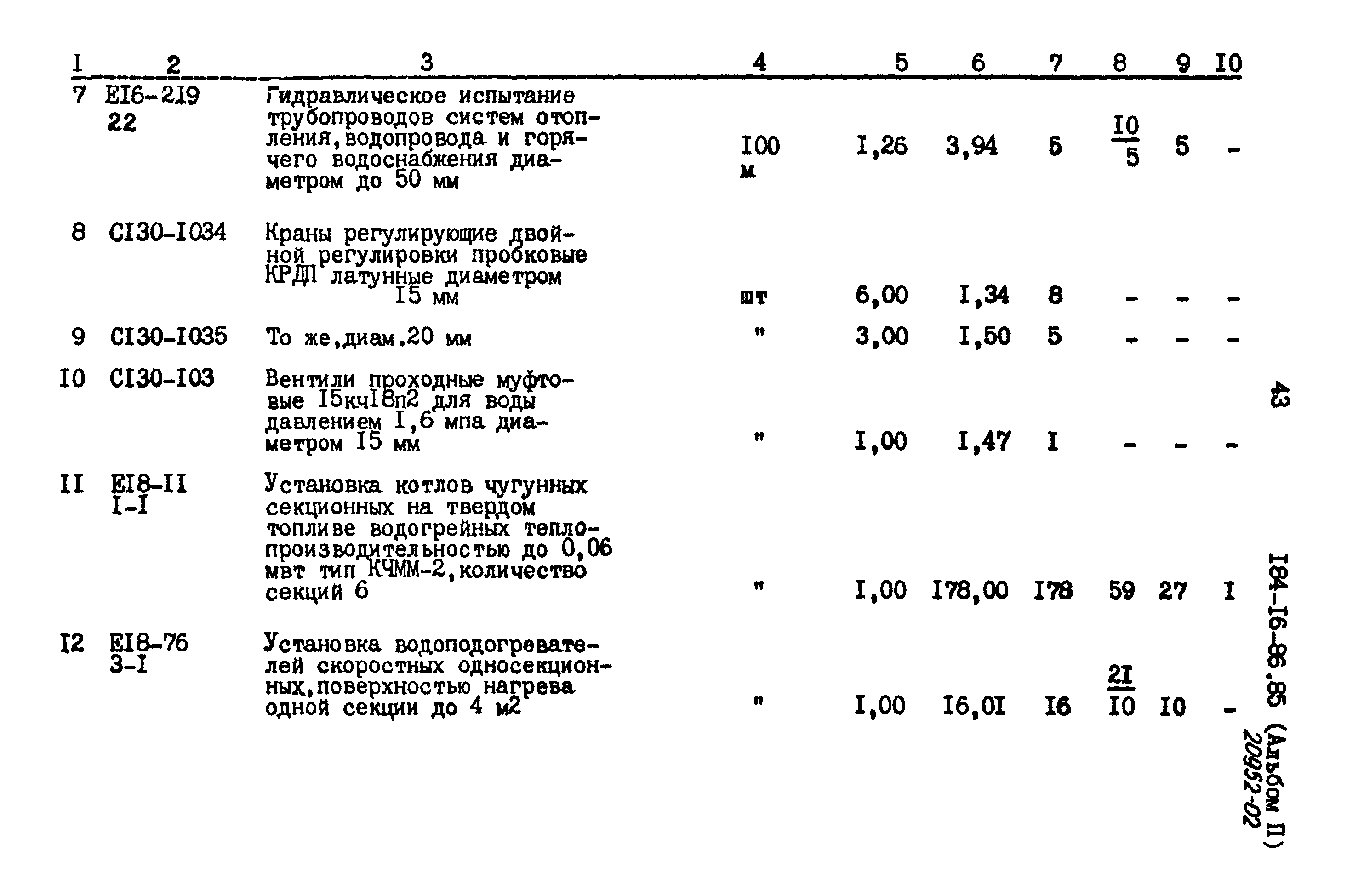 Типовой проект 184-16-86.85