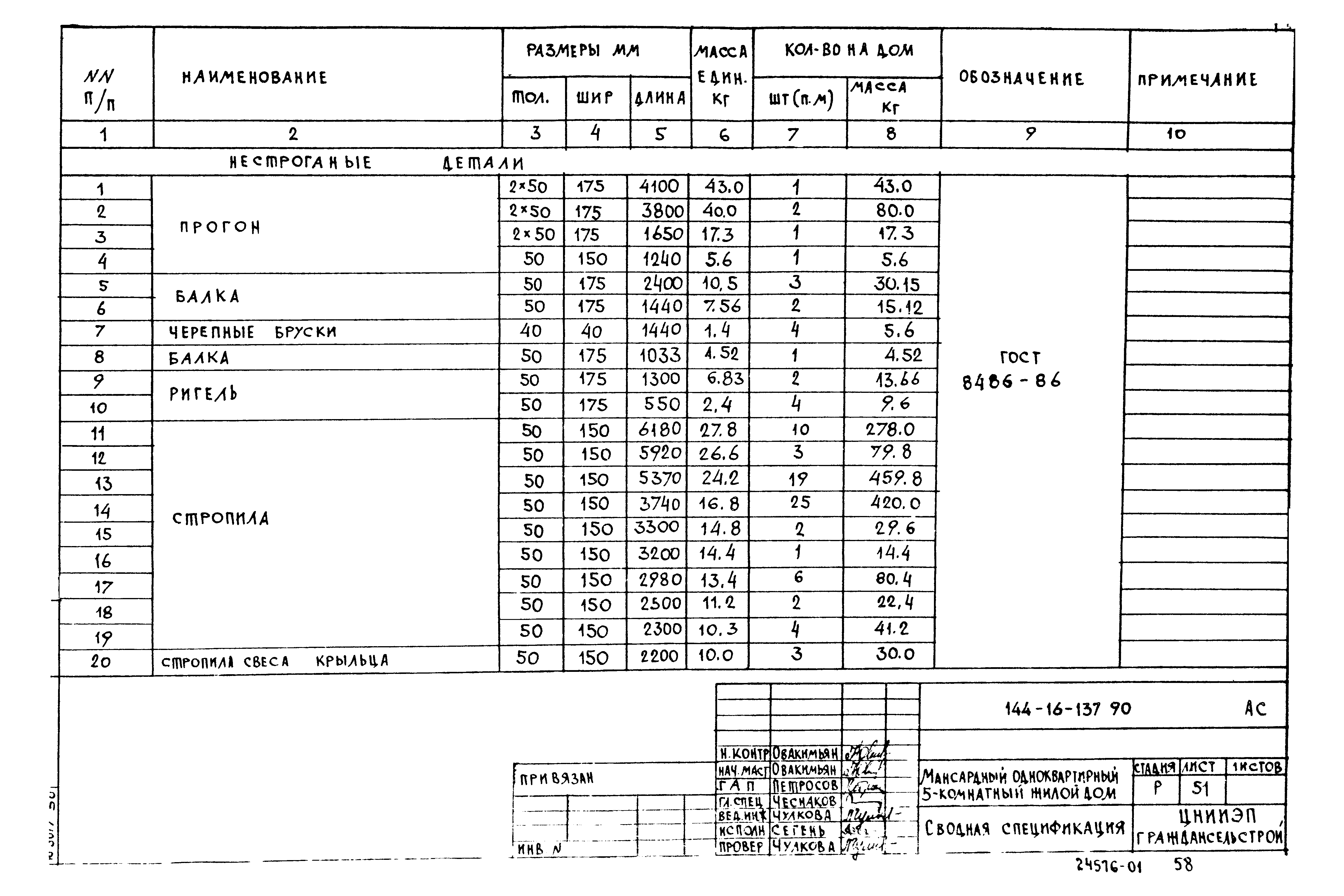 Типовой проект 144-16-137.90