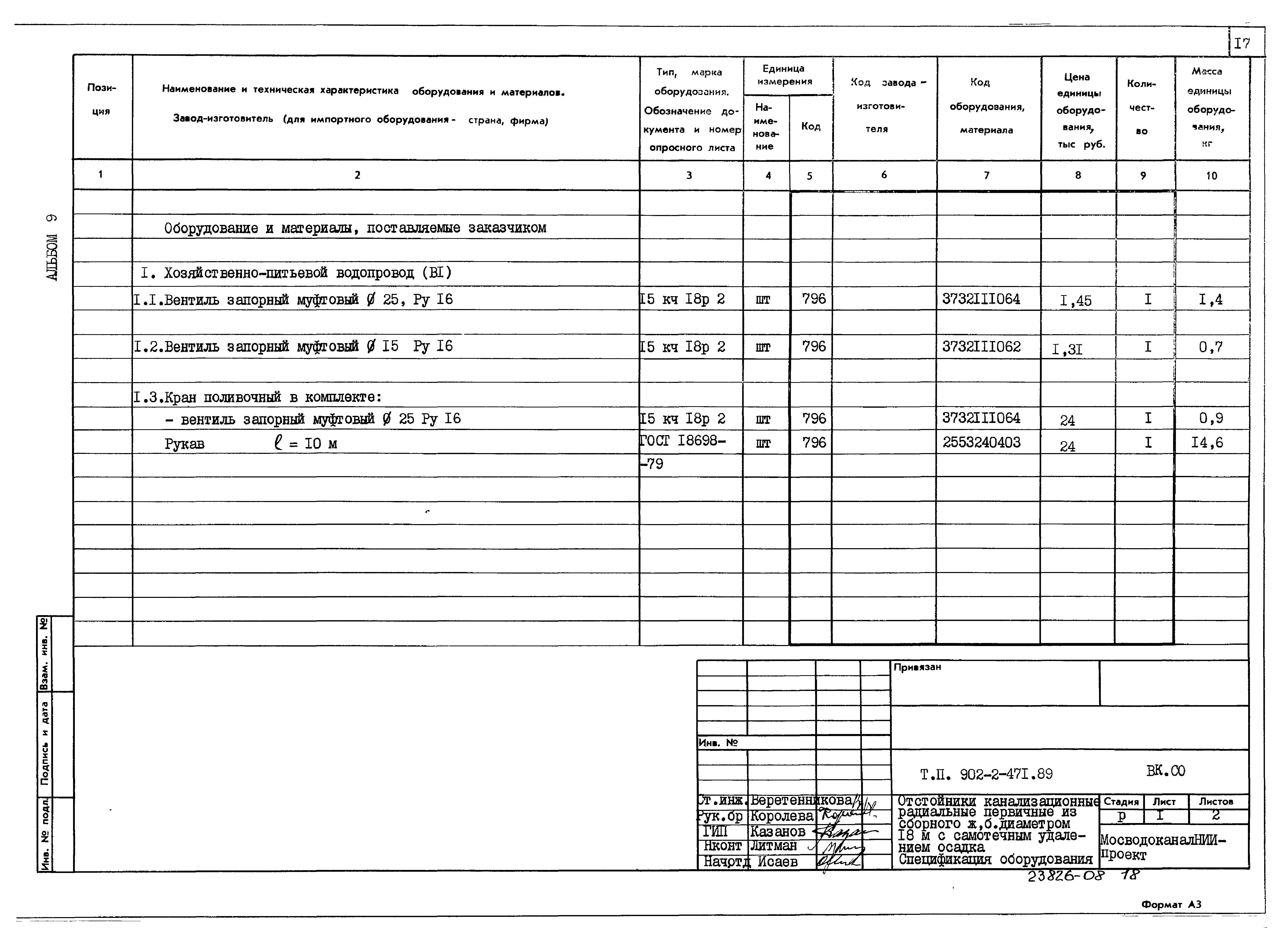 Типовой проект 902-2-471.89