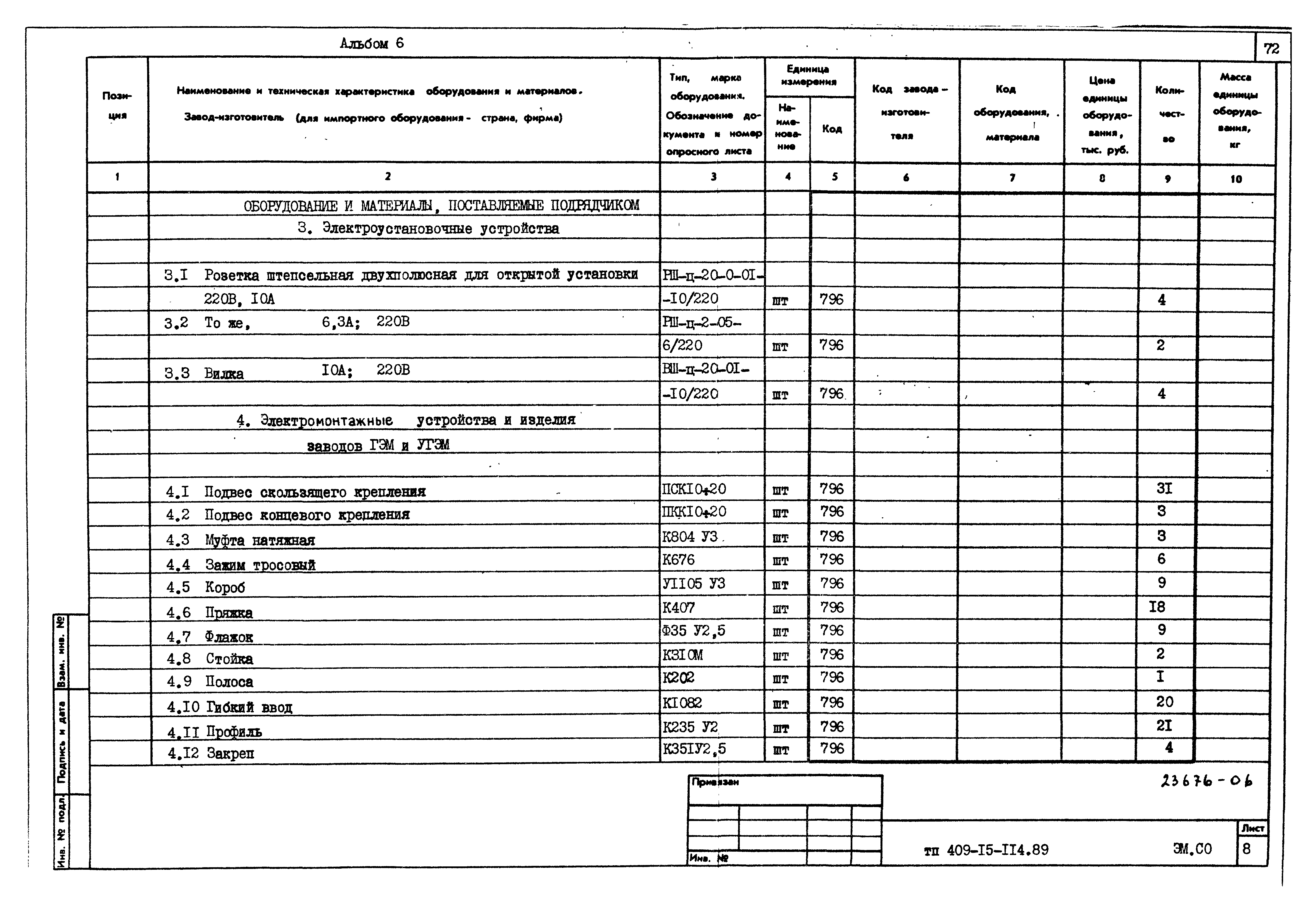 Типовой проект 409-15-114.89