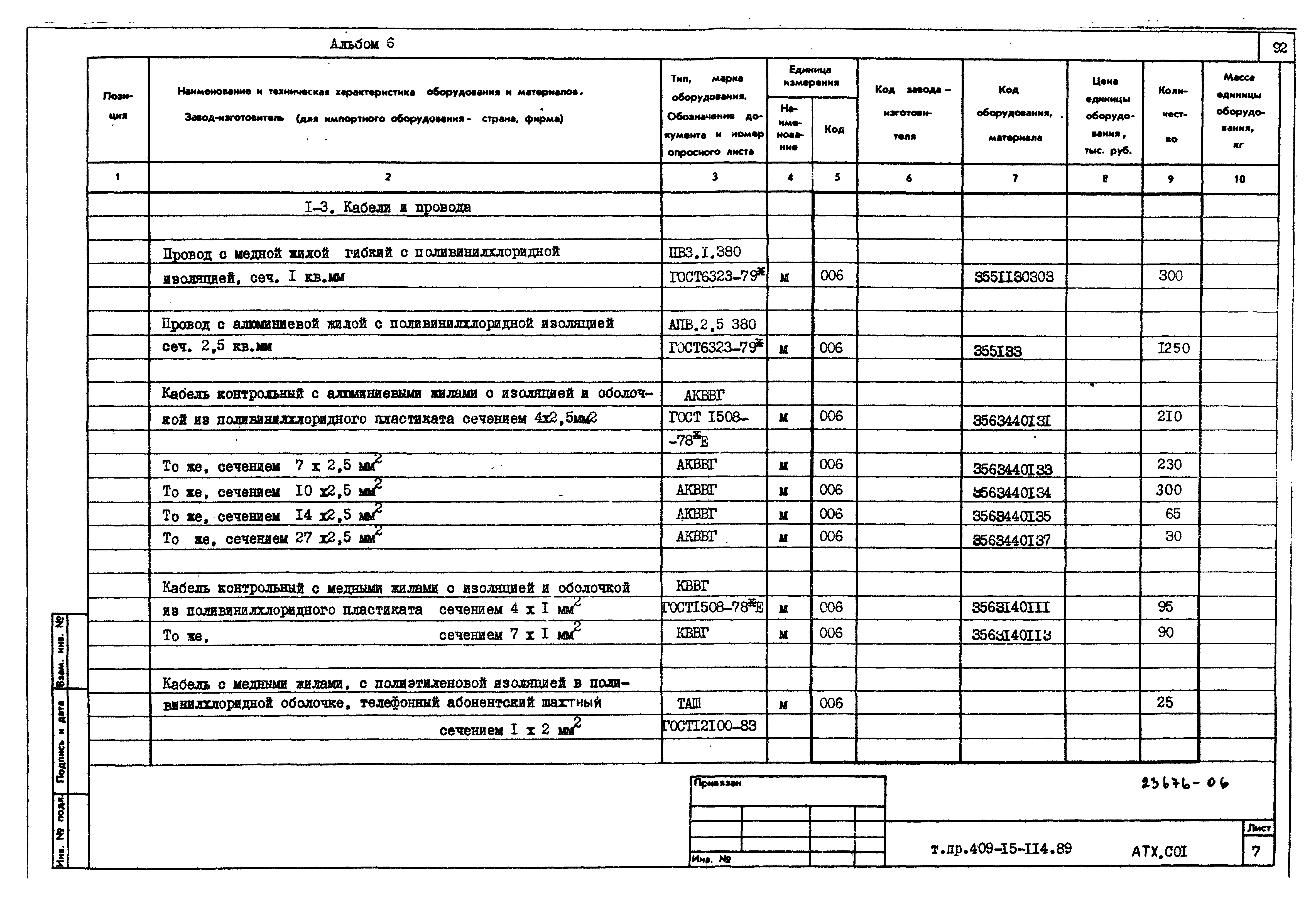 Типовой проект 409-15-114.89